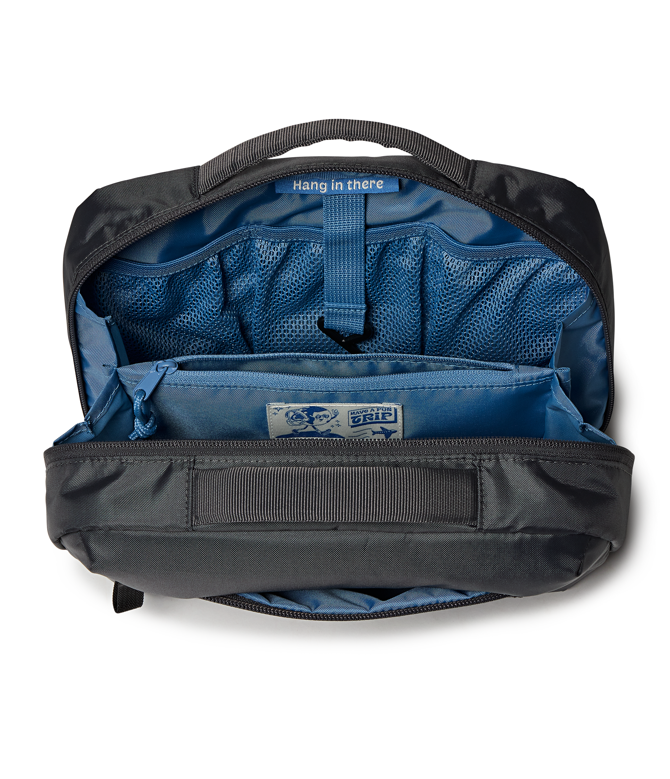 JanSport Good Latitude Toiletry Bag in Smokey Grit — angle view 3