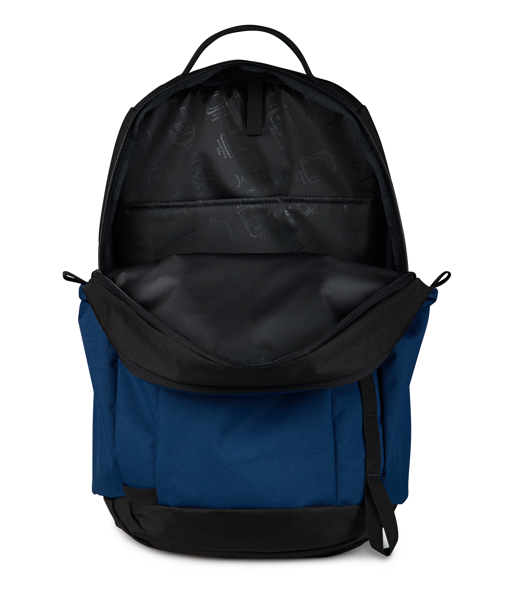 JanSport All Around Pack 26L in Navy — angle view 4
