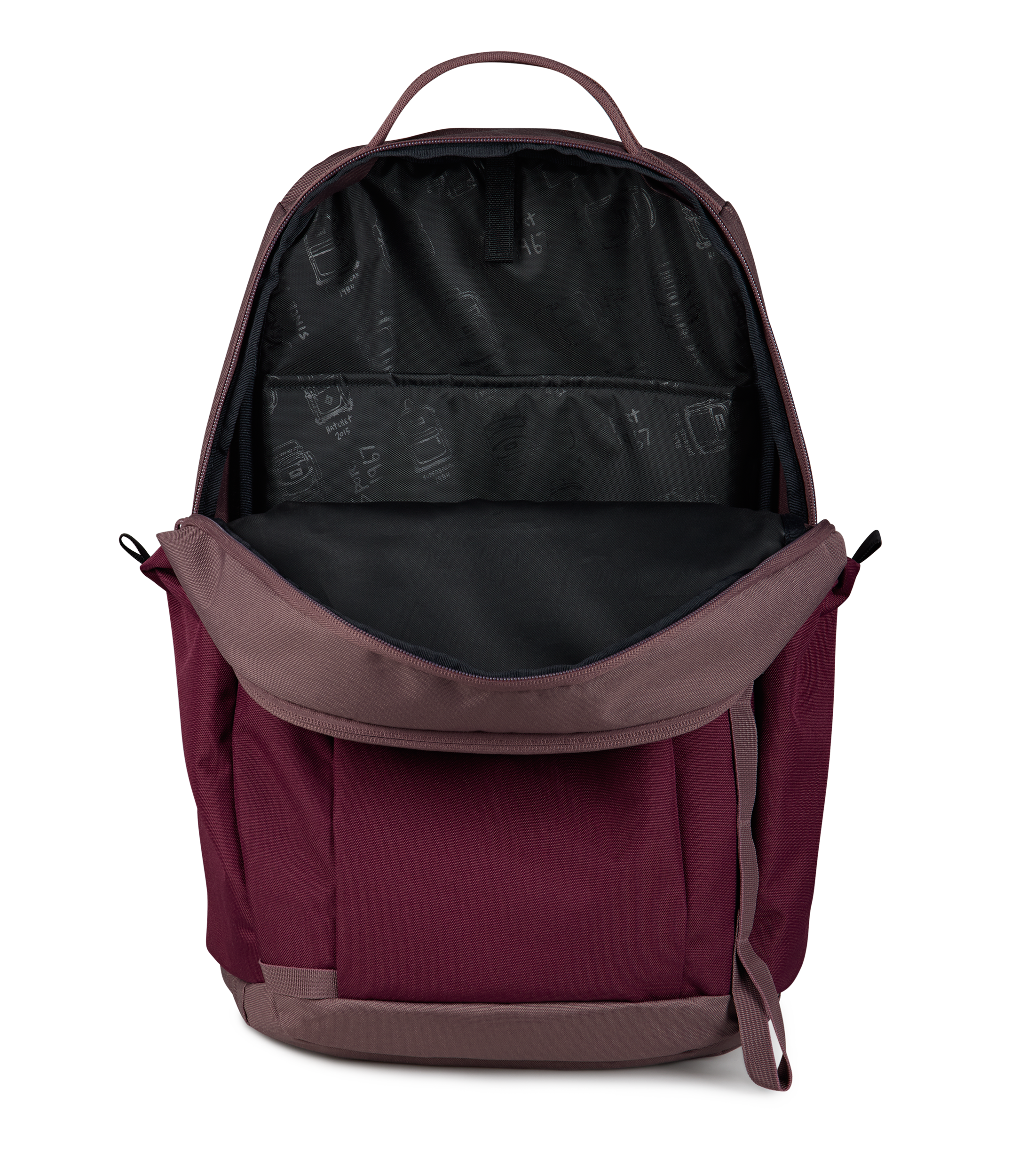 JanSport All Around Pack 26L in Cherry Lacquer — angle view 4