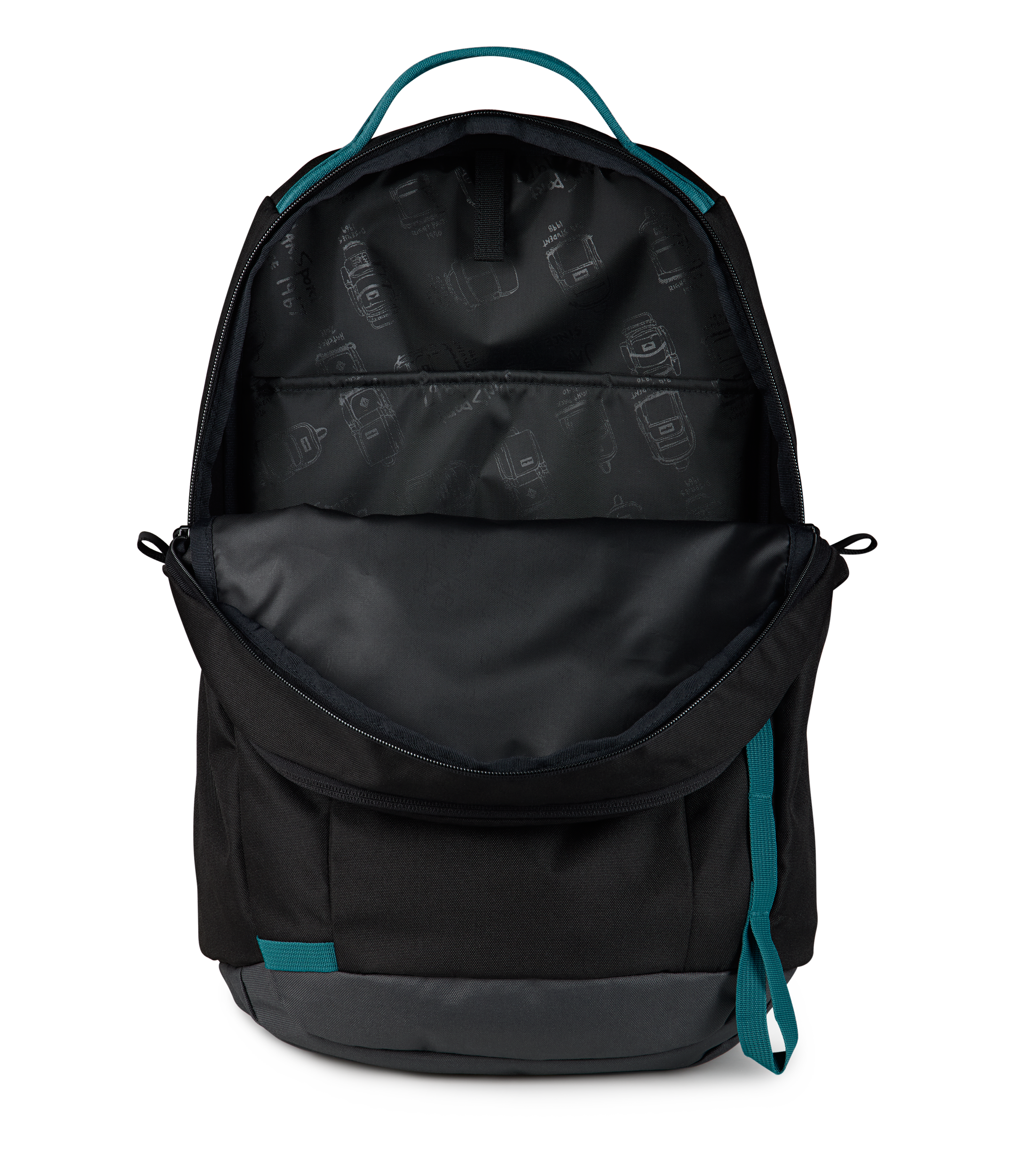 JanSport All Around Pack 26L in Smokey Grit — angle view 4