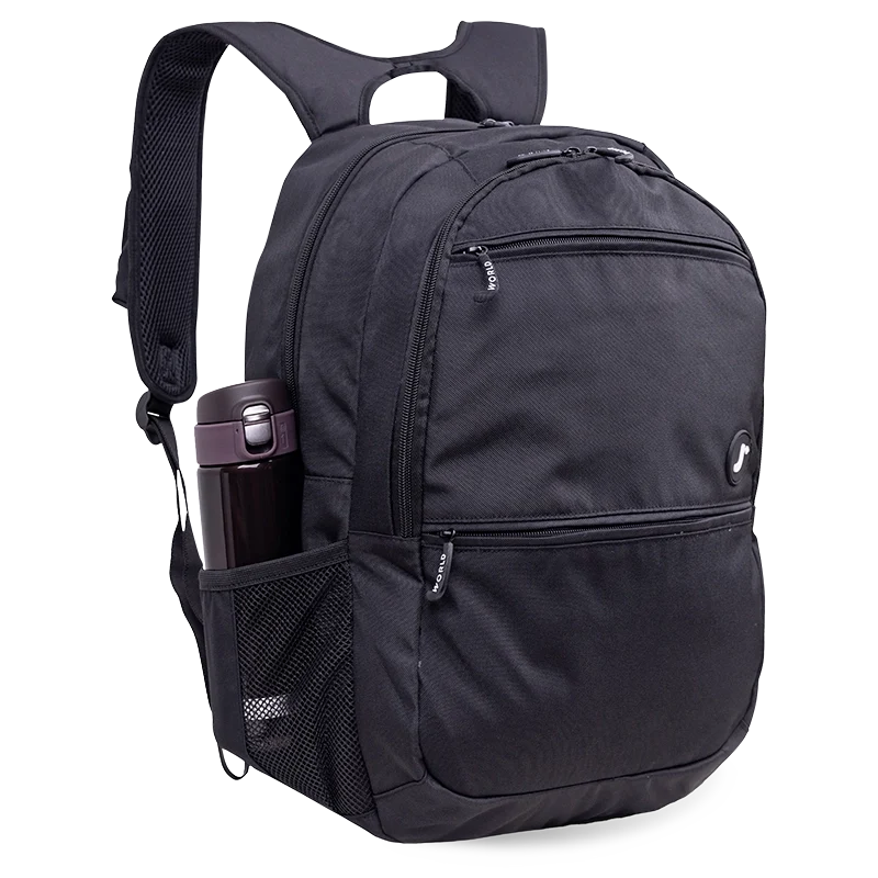 J World Dexter Laptop Backpack in Black — angle view 2 # color_Black