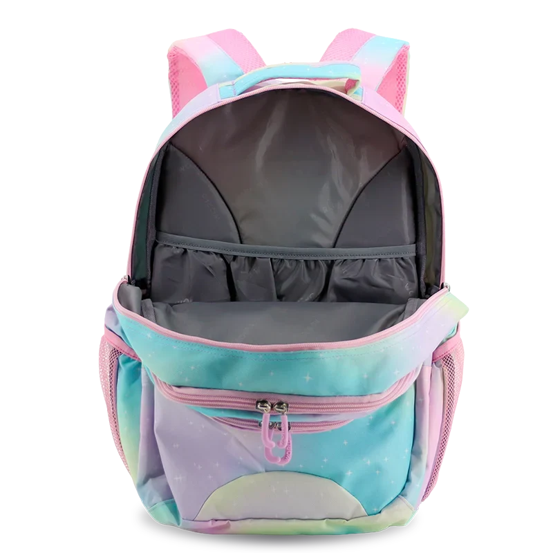 J World Cornelia Laptop Backpack in Aurora — front view 2 # color_Aurora