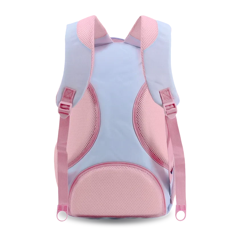J World Cornelia Laptop Backpack in Baby Blue — back view # color_Baby Blue