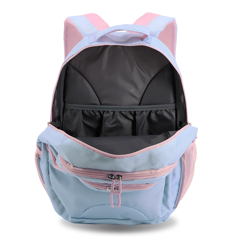 J World Cornelia Laptop Backpack in Baby Blue — front view 2 # color_Baby Blue