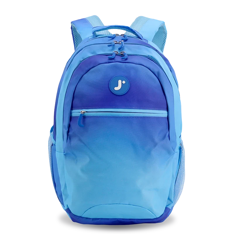 J World Cornelia Laptop Backpack in Blue Gradient — front view # color_Blue Gradient