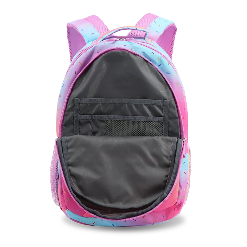 J World Cornelia Laptop Backpack in Confetti — detail view # color_Confetti