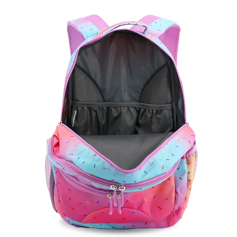 J World Cornelia Laptop Backpack in Confetti — front view 2 # color_Confetti