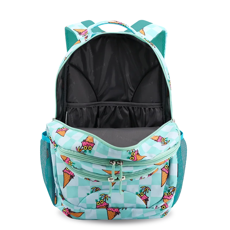 J World Cornelia Laptop Backpack in Ice Cone — front view 2 # color_Ice Cone