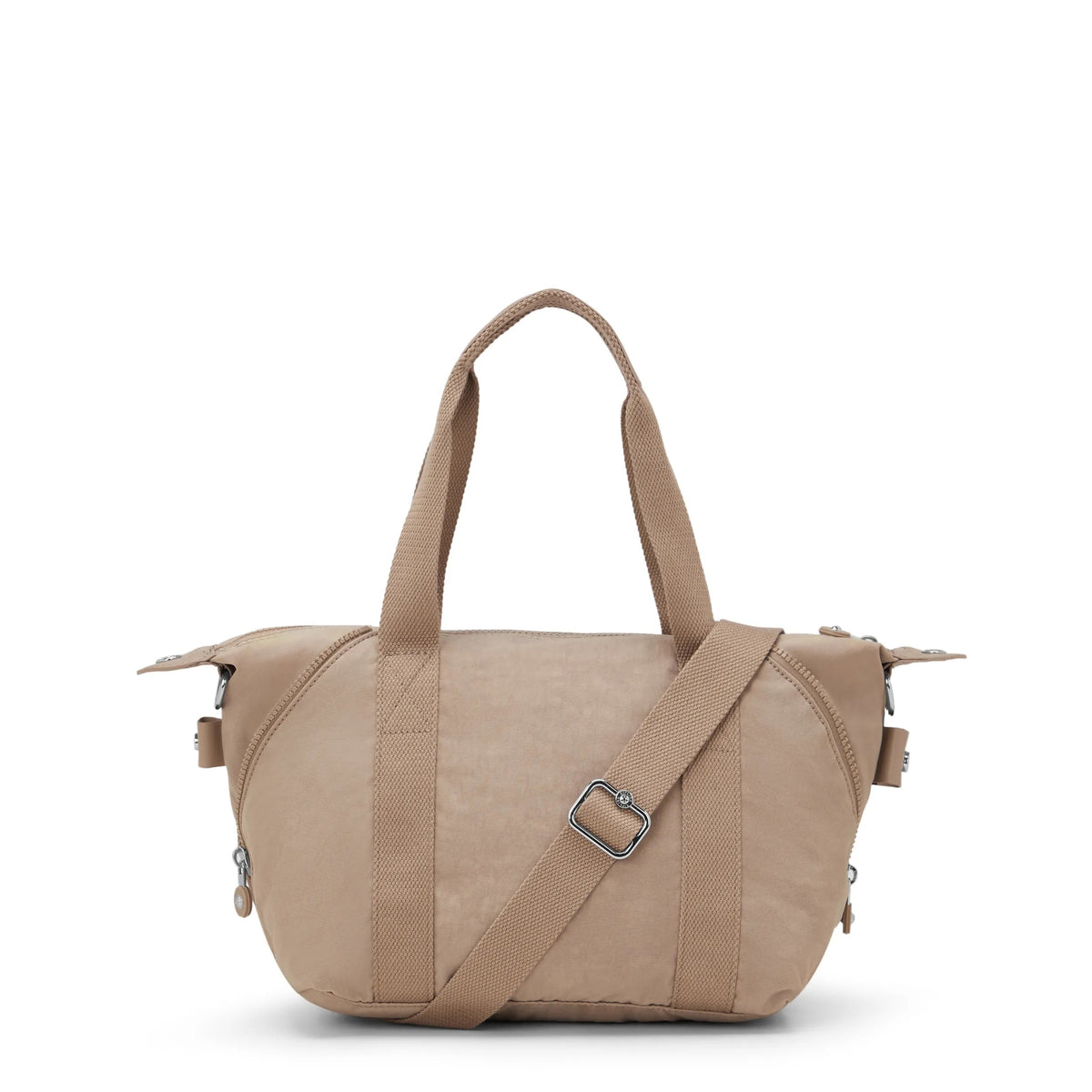 Kipling Art Mini Shoulder Bag in Tan Beige — back view