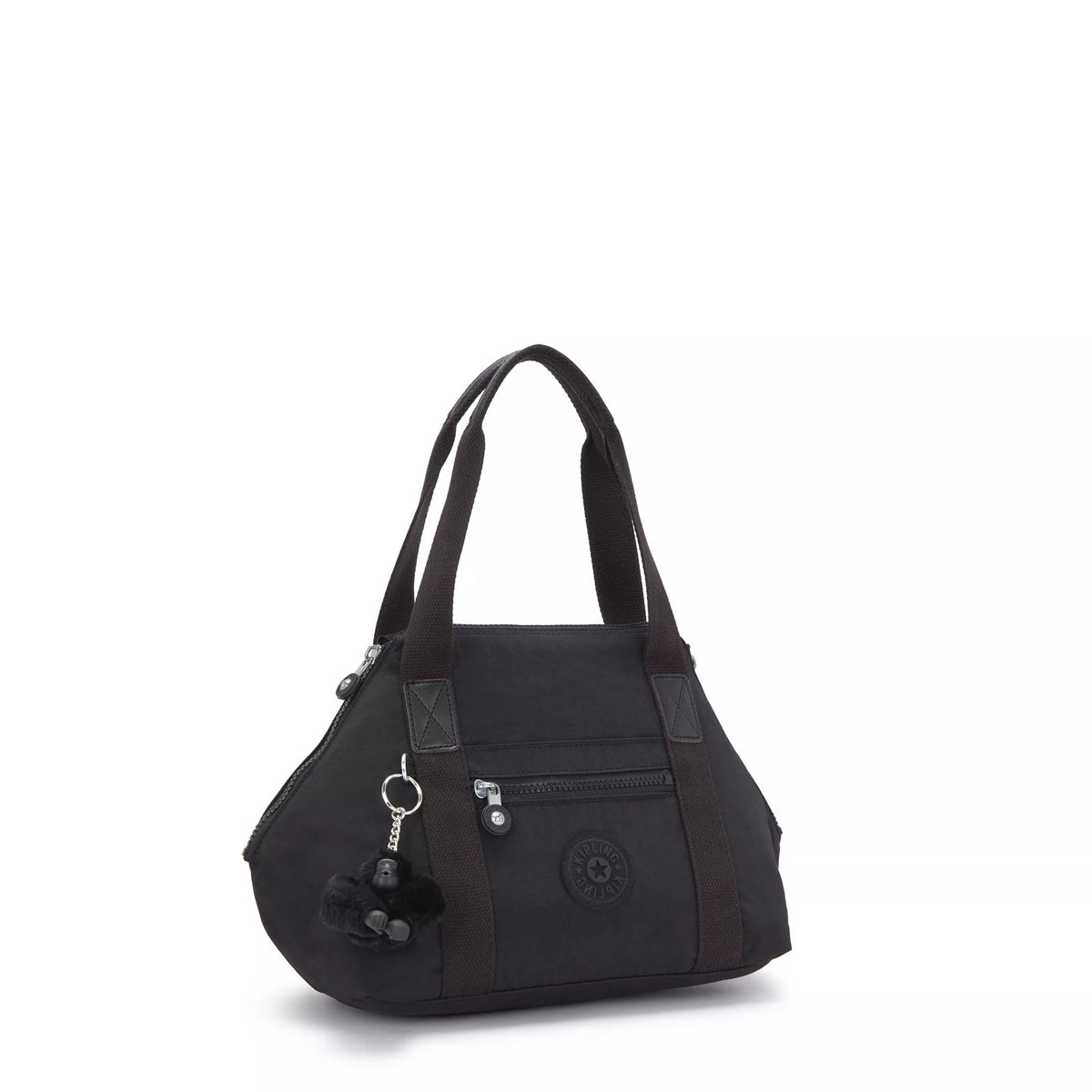 Kipling Art Mini Shoulder Bag in Black Noir — detail view