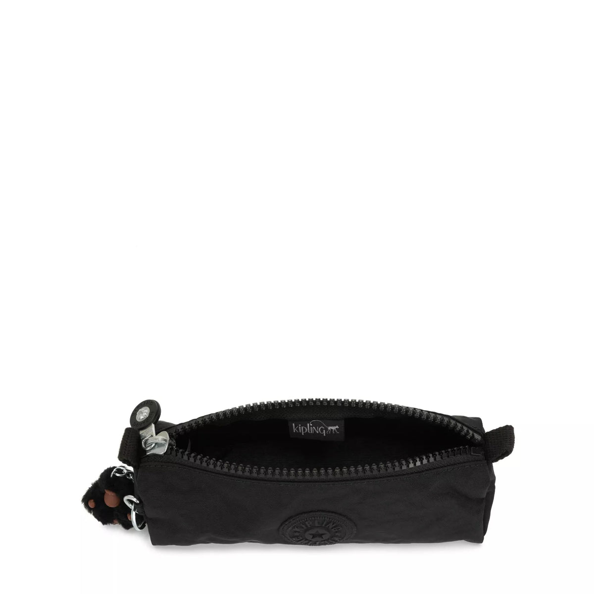 Kipling Freedom Pencil Case in True Black — interior view