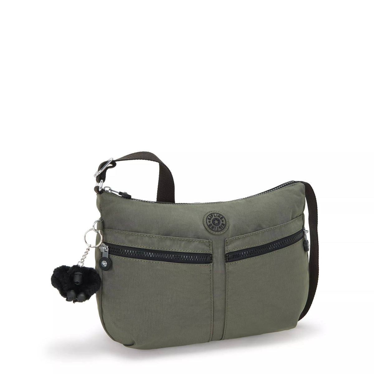 Kipling Izellah Crossbody Bag in Green Moss — angle view 2