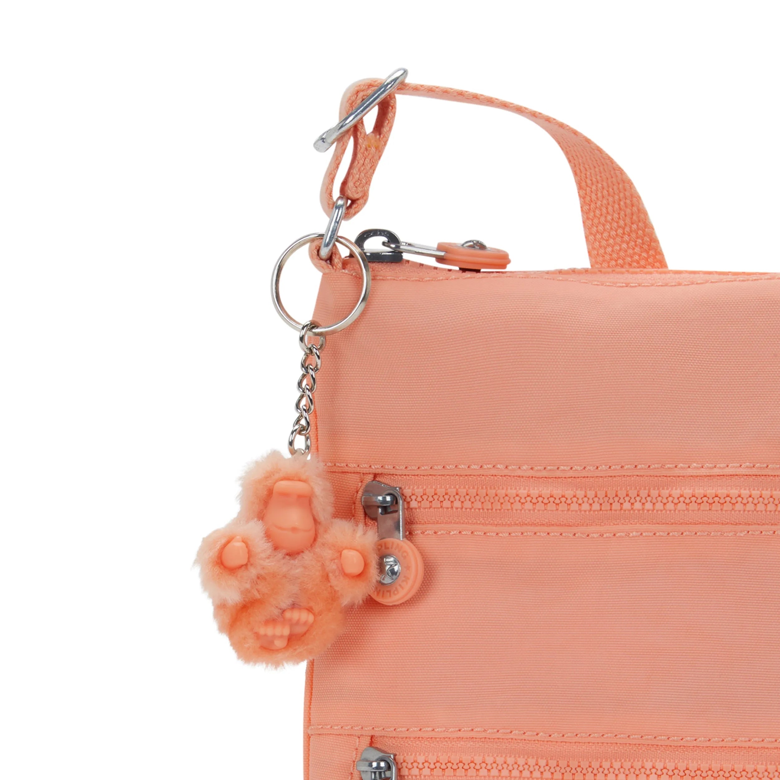 Kipling Keiko in Pinky Orange — detail view