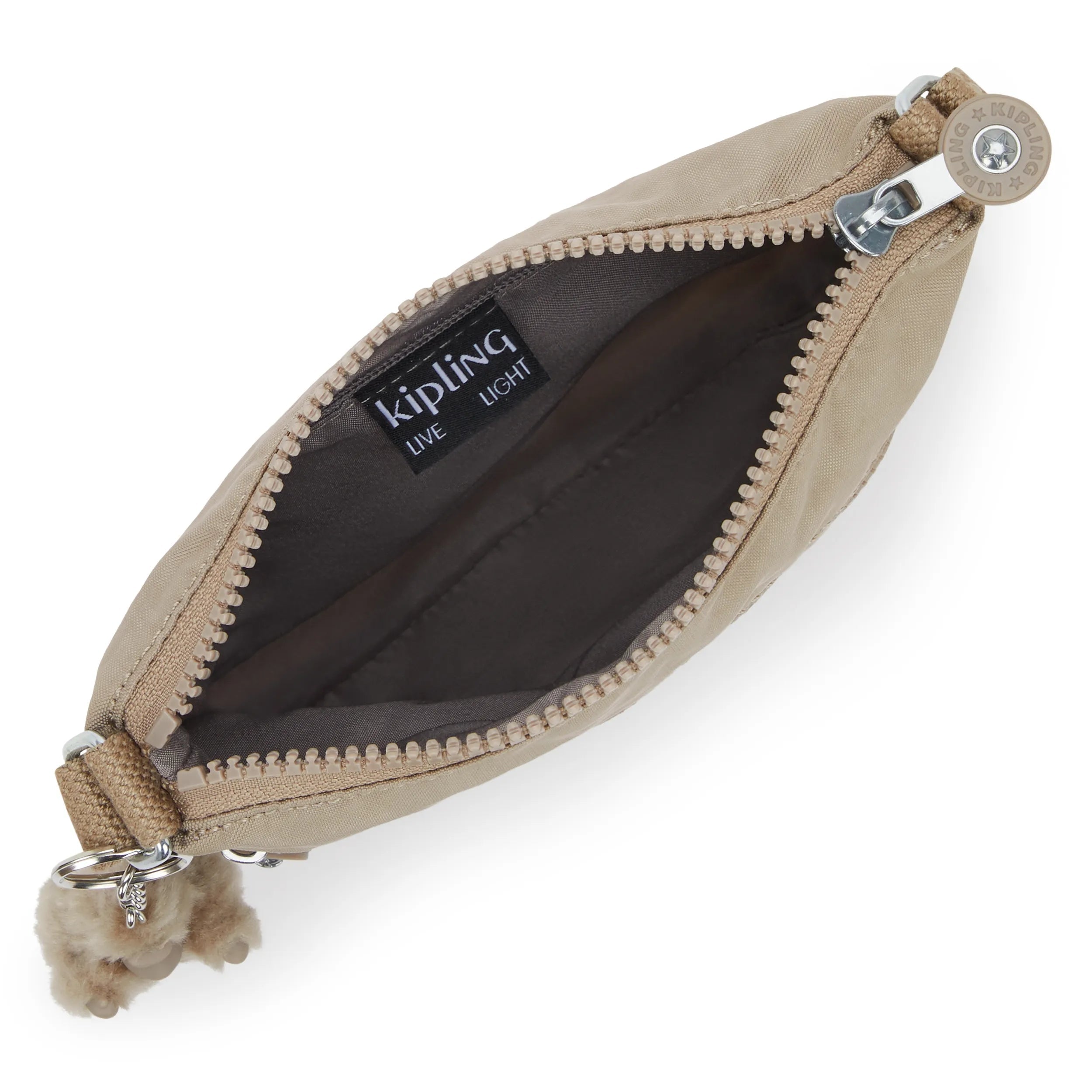 Kipling Keiko in Soft Taupe — angle view 2