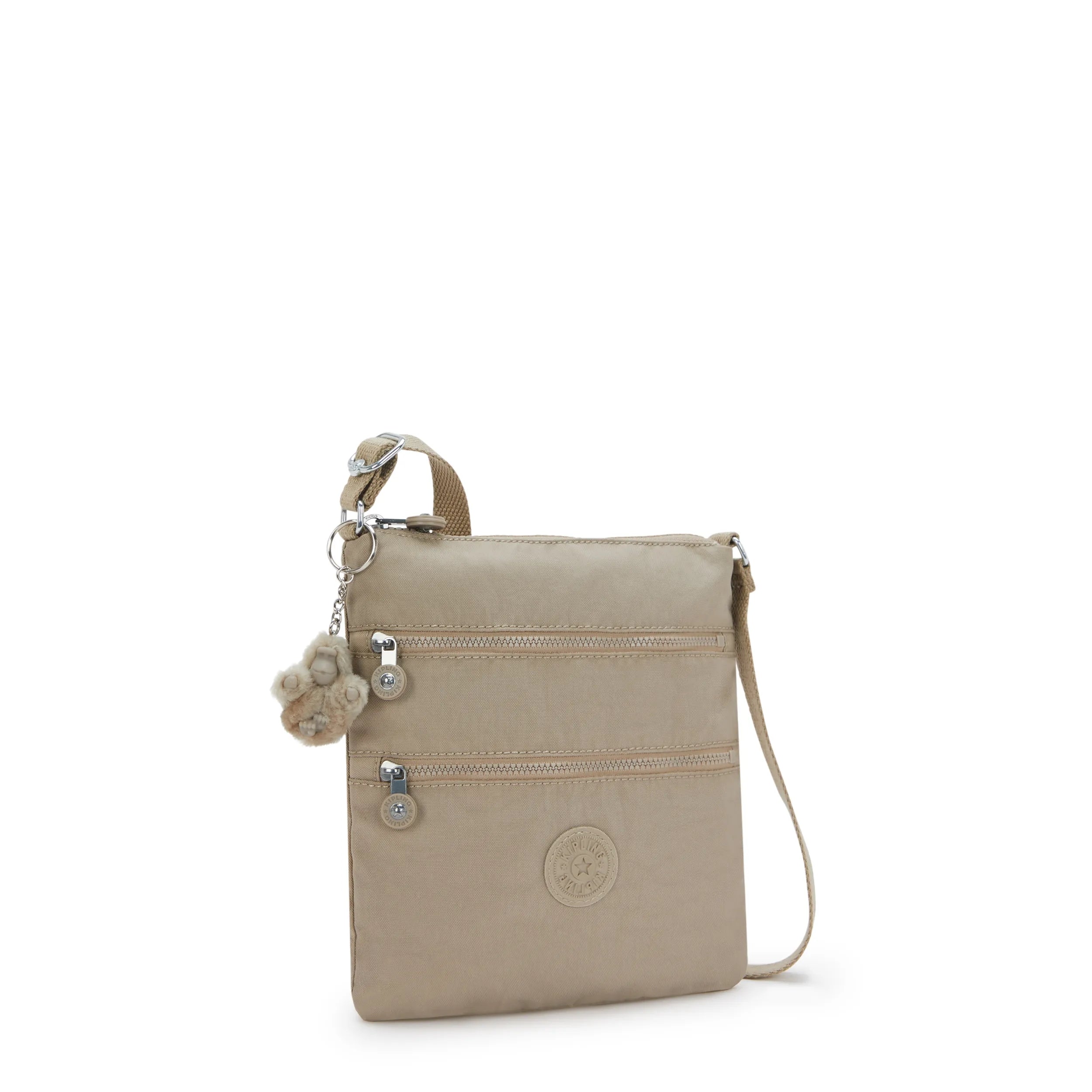 Kipling Keiko in Soft Taupe — angle view 3