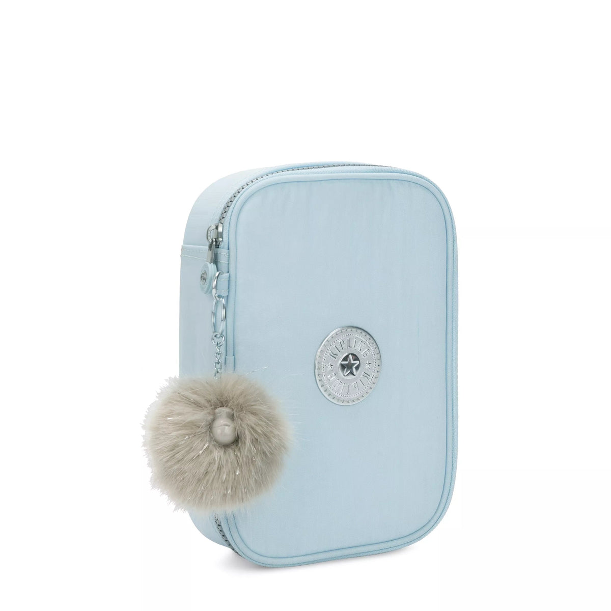 Kipling 100 Pens Case in Bridal Blue — angle view 2