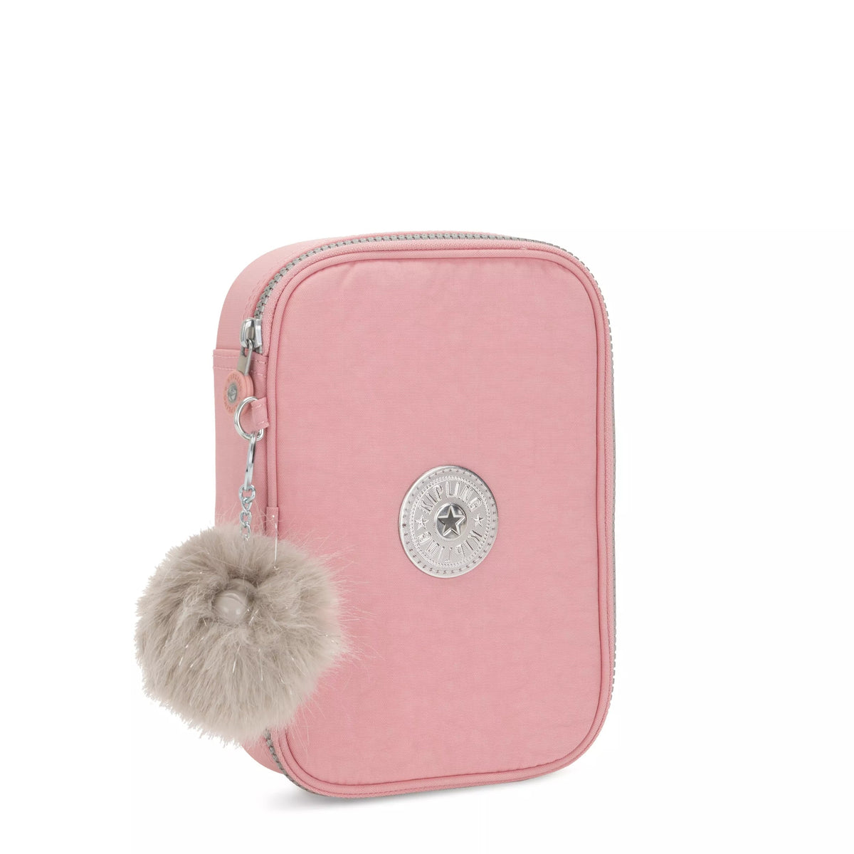 Kipling 100 Pens Case in Bridal Rose — angle view 2