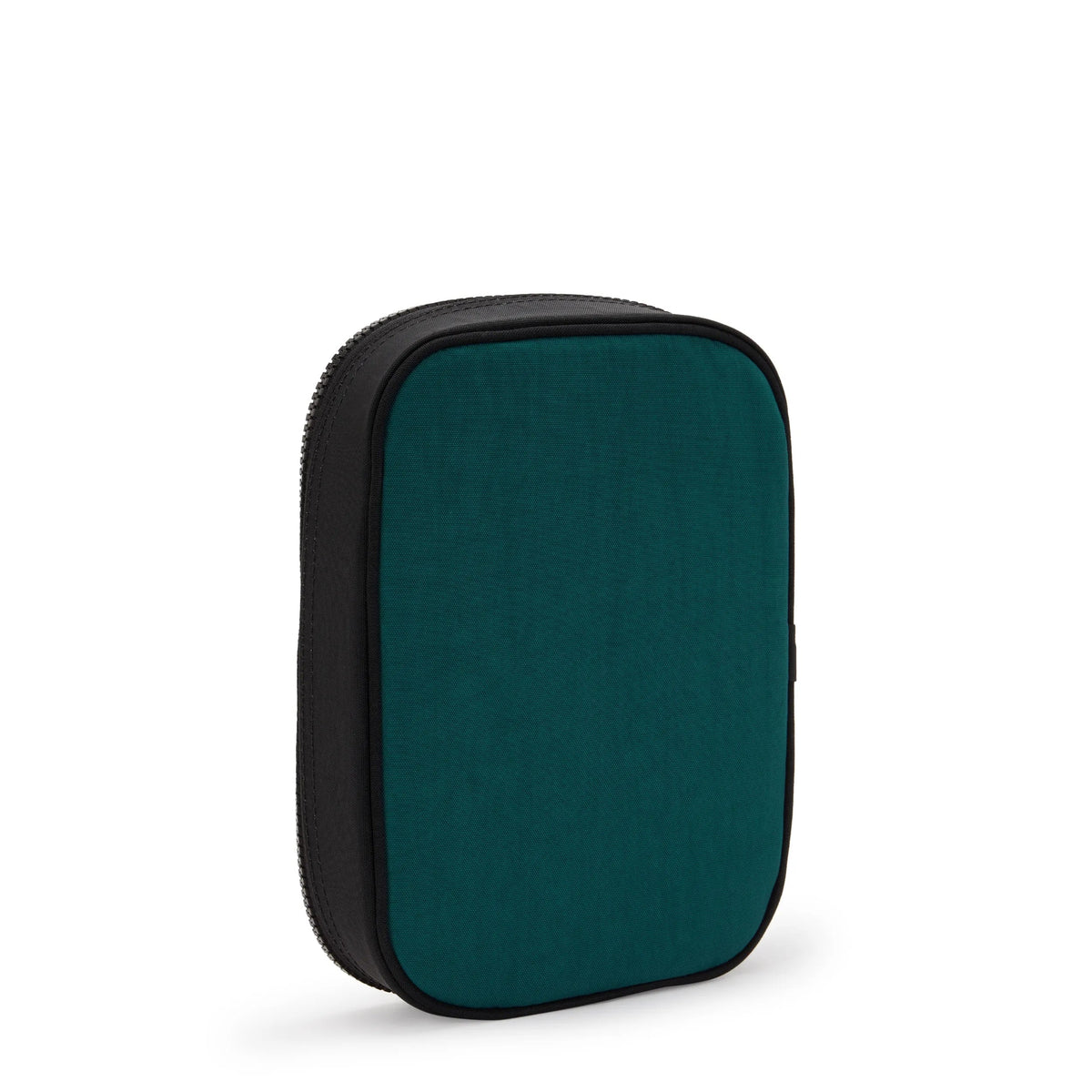 Kipling 100 Pens Case in Black Khaki Print — back view
