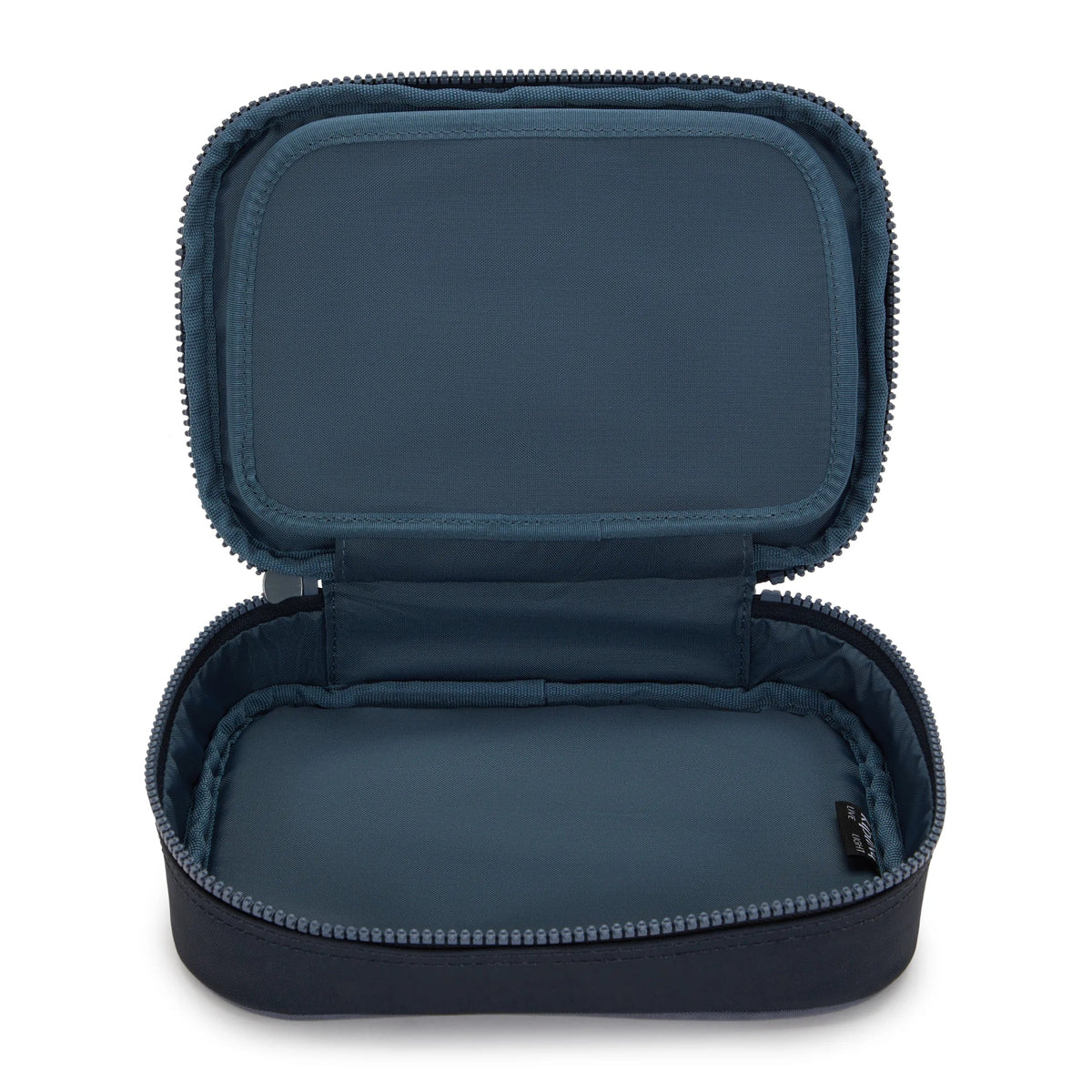 Kipling 100 Pens Case in Game Grey — interior view
