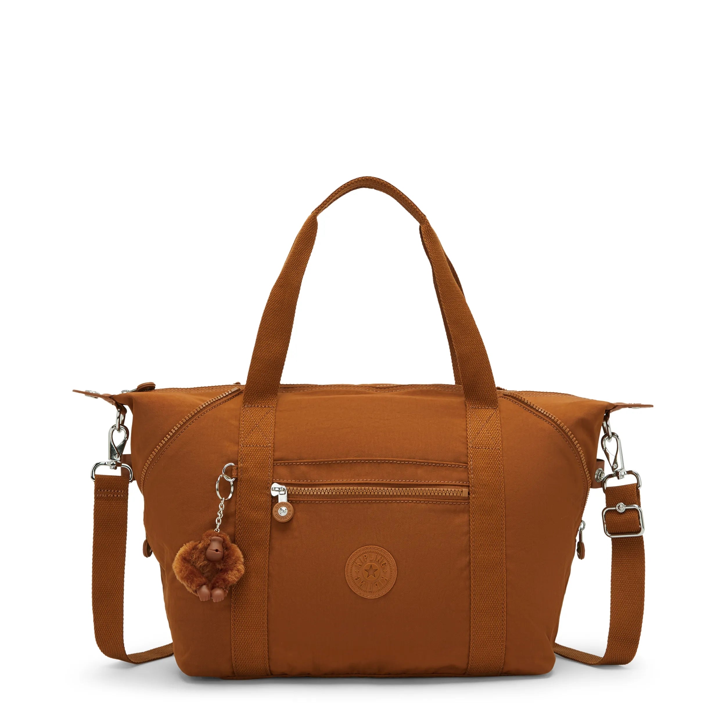Kipling Art in Stylish Mokka — front view