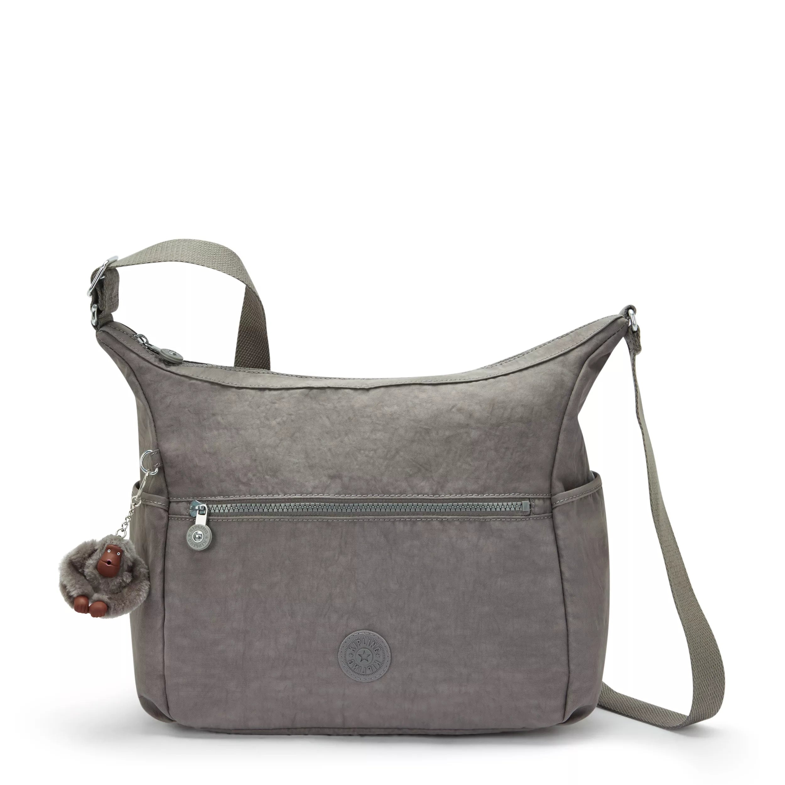 Kipling Alenya in Cool Grey — front view