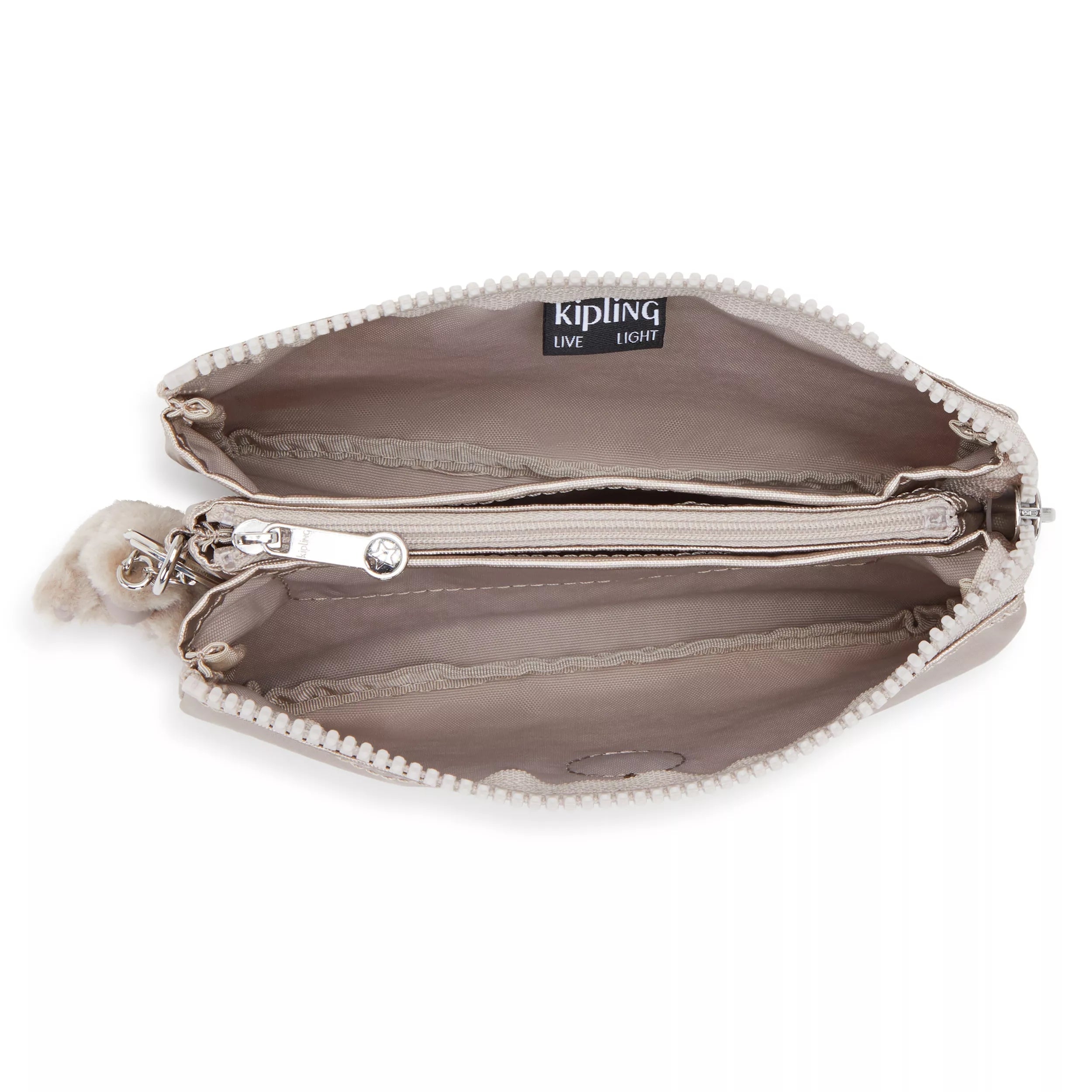 Kipling Creativity L in Metallic Glow — angle view 3