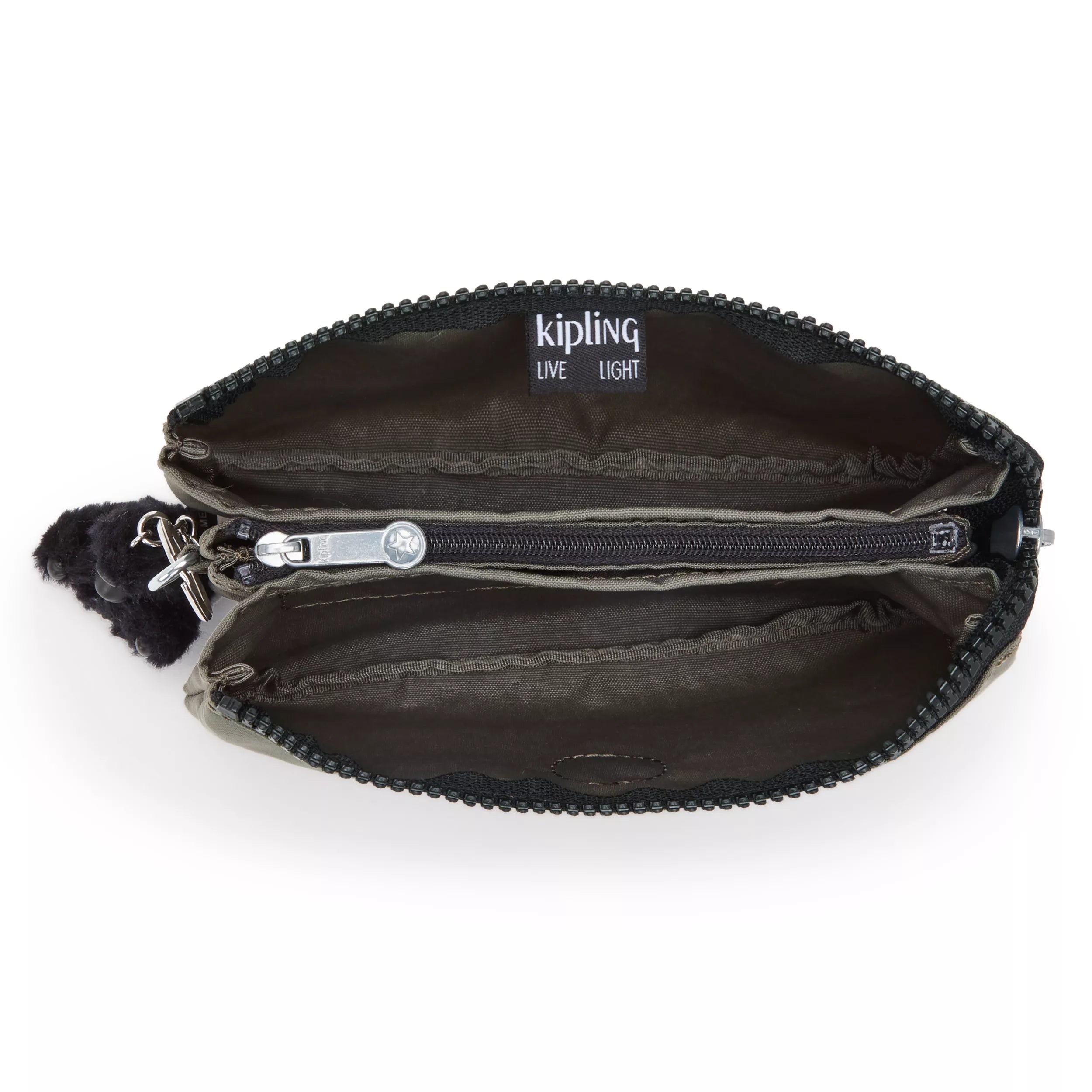 Kipling Creativity L in Green Moss — angle view 3