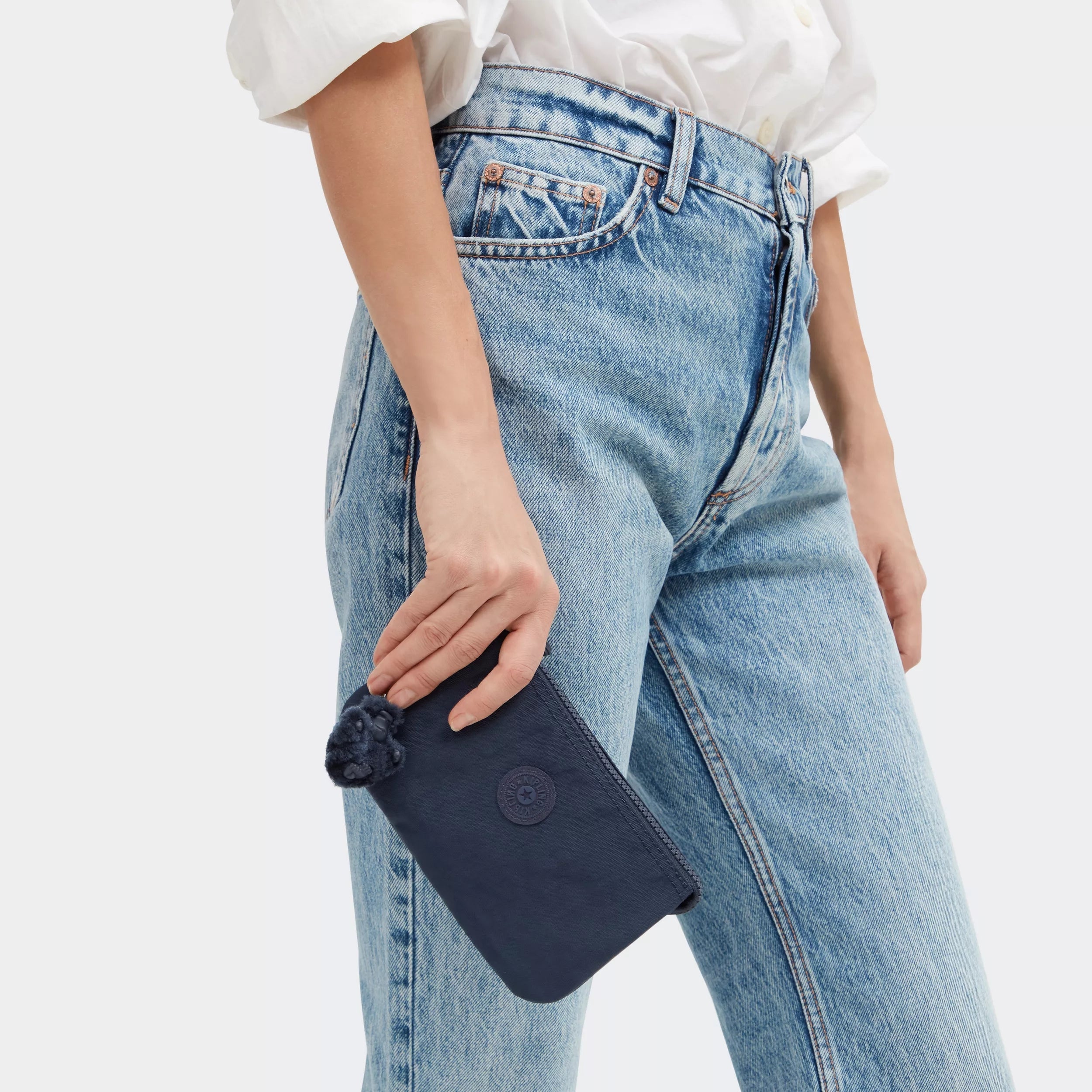 Kipling Creativity L in Blue Bleu 2 — back view