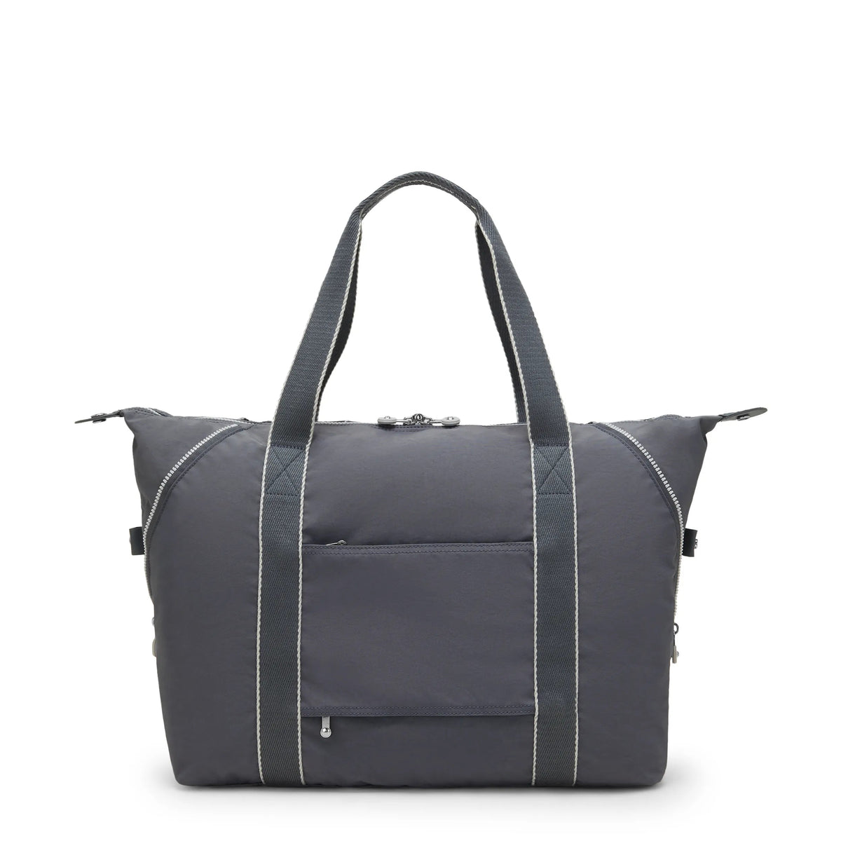 Kipling Art Medium Tote Bag in Moonlit Grey — back view