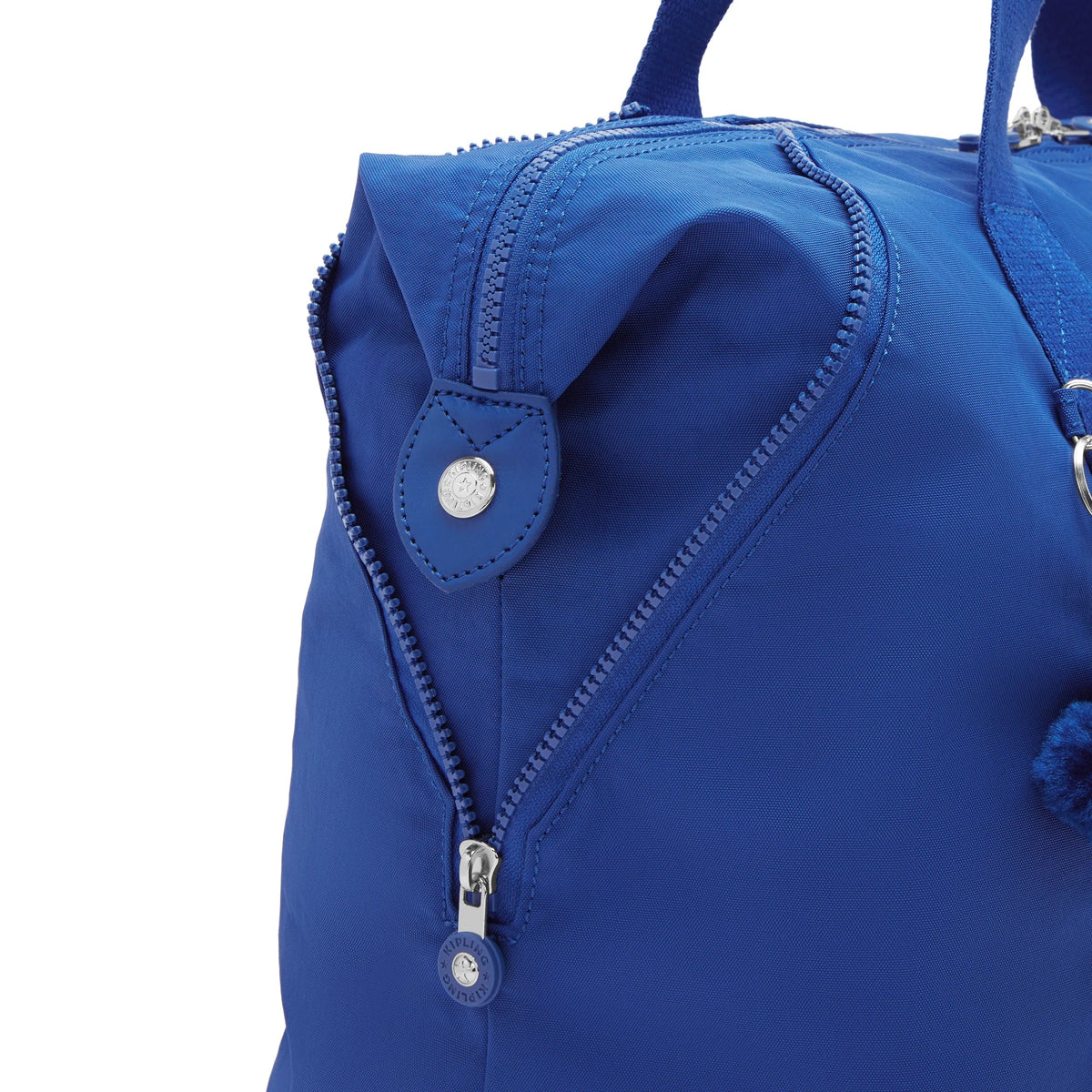 Kipling Art Medium Tote Bag in Blazing Blue — side view