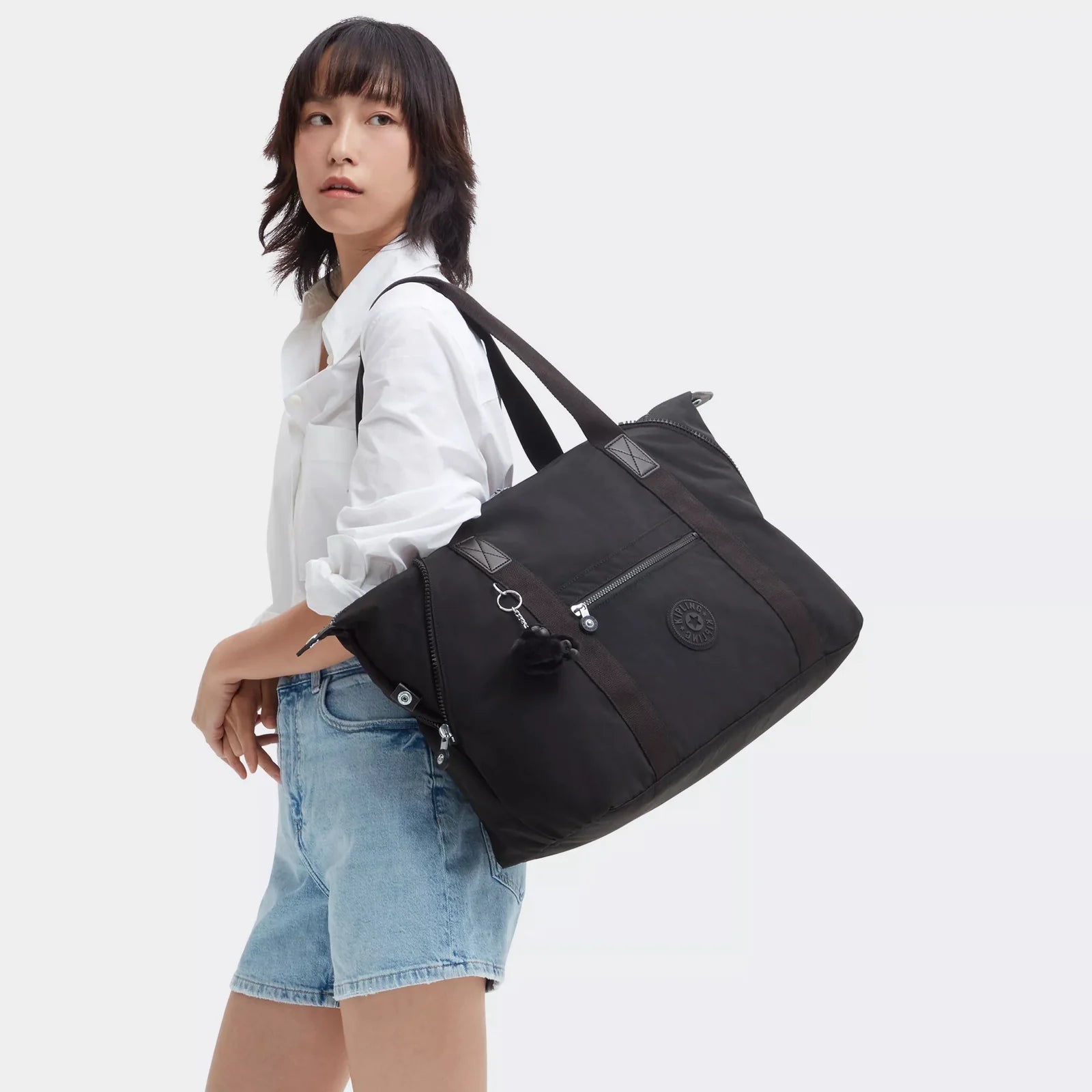 Kipling Art Medium Tote Bag, view 8