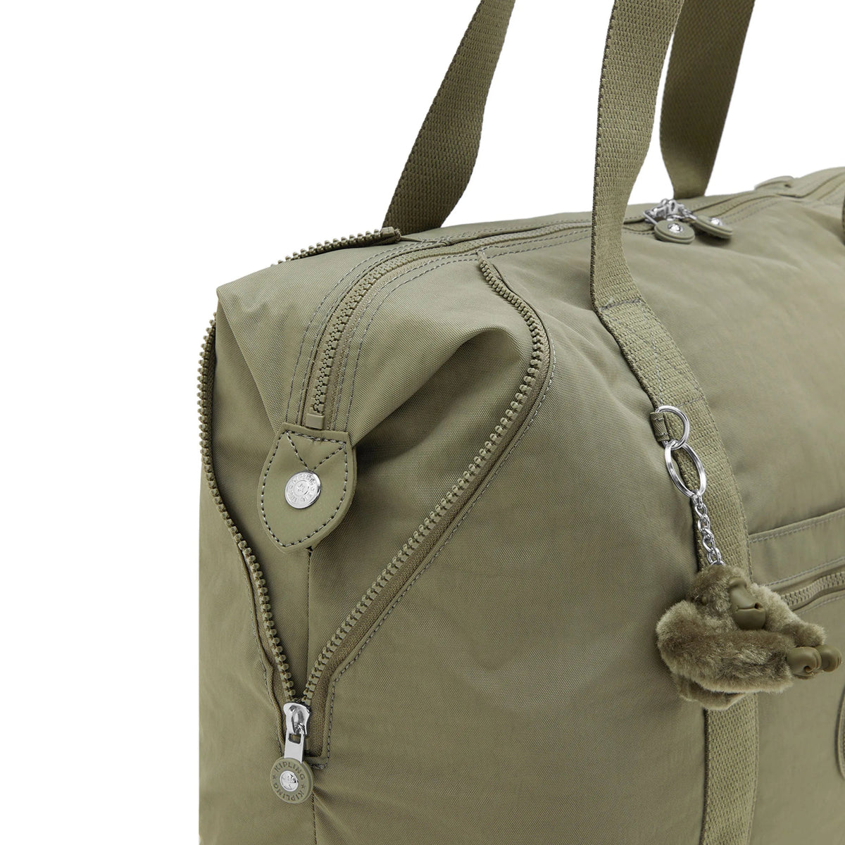 Kipling Art Medium Tote Bag in Almost Sage — side view