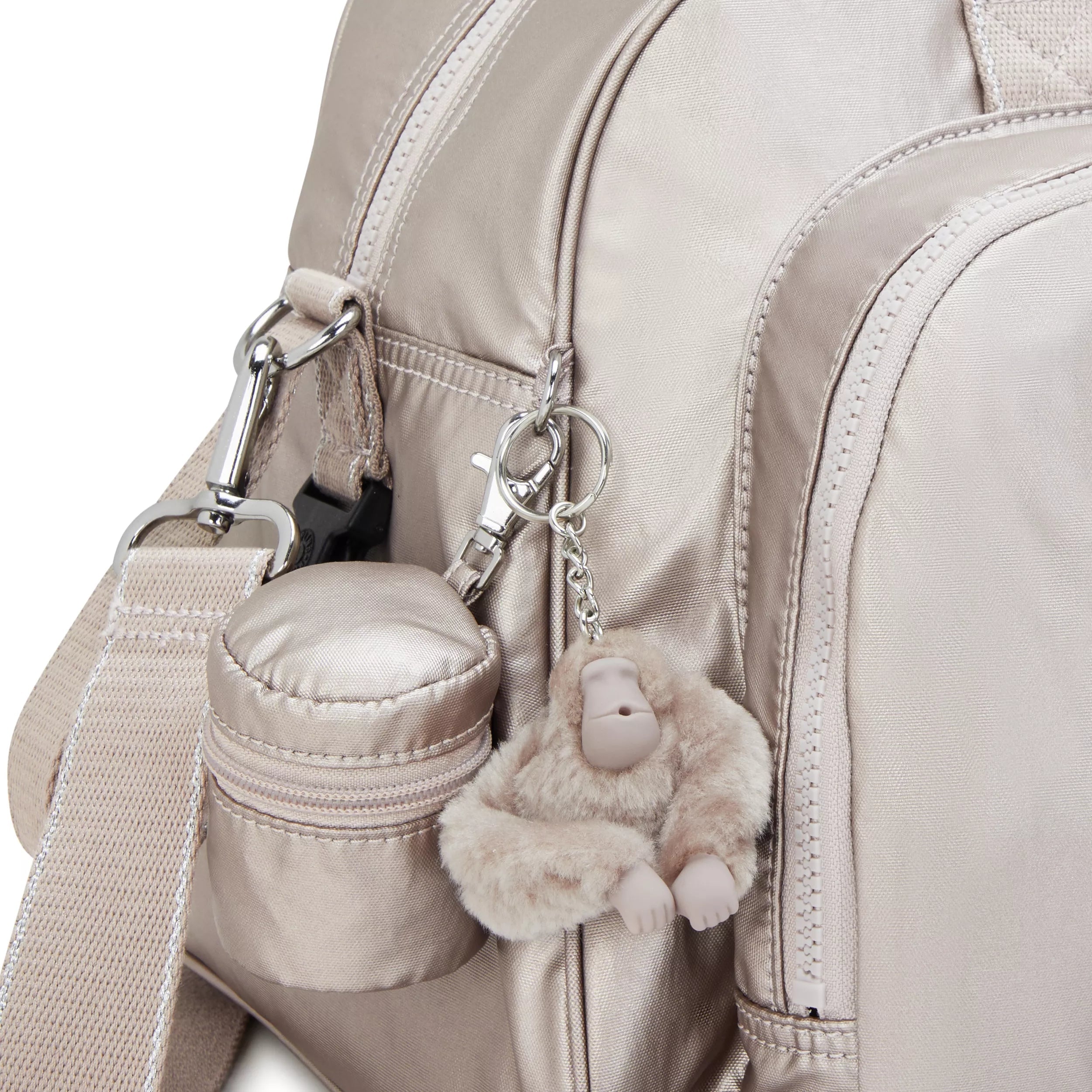 Kipling Camama in Metallic Glow — detail view