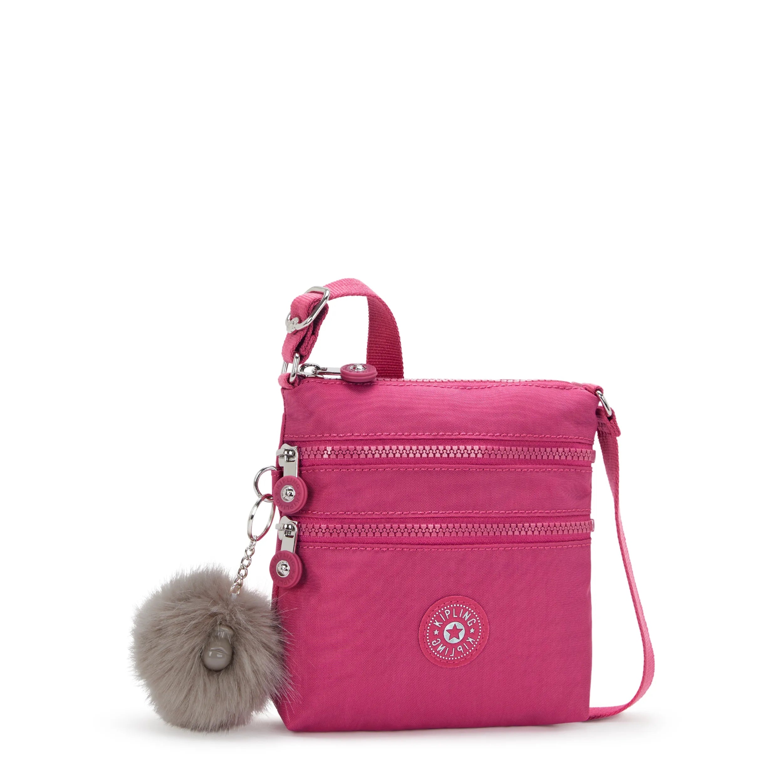 Kipling Alvar Xs in Escape Fuchsia — angle view 3