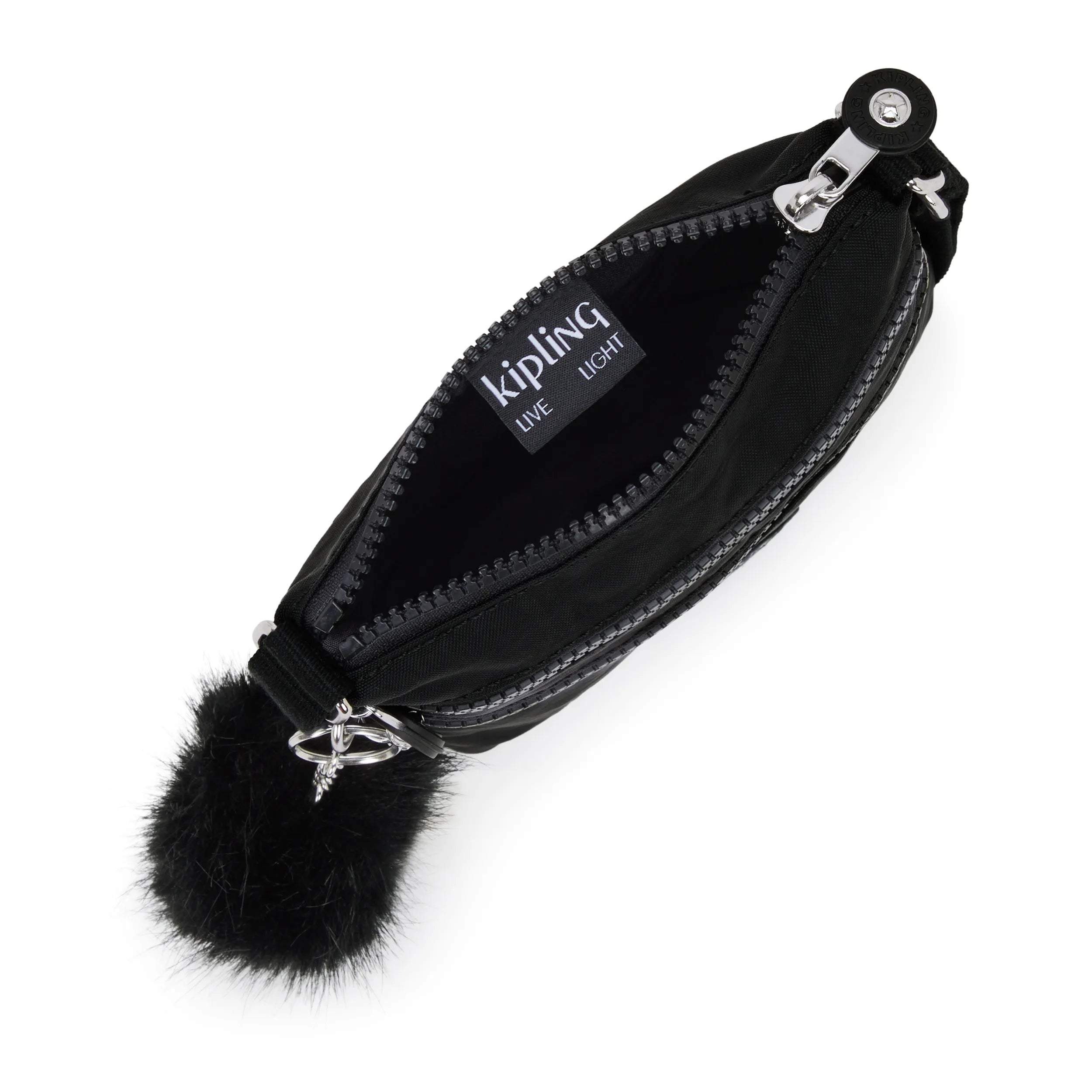 Kipling Alvar Xs in Black F25 — angle view 2