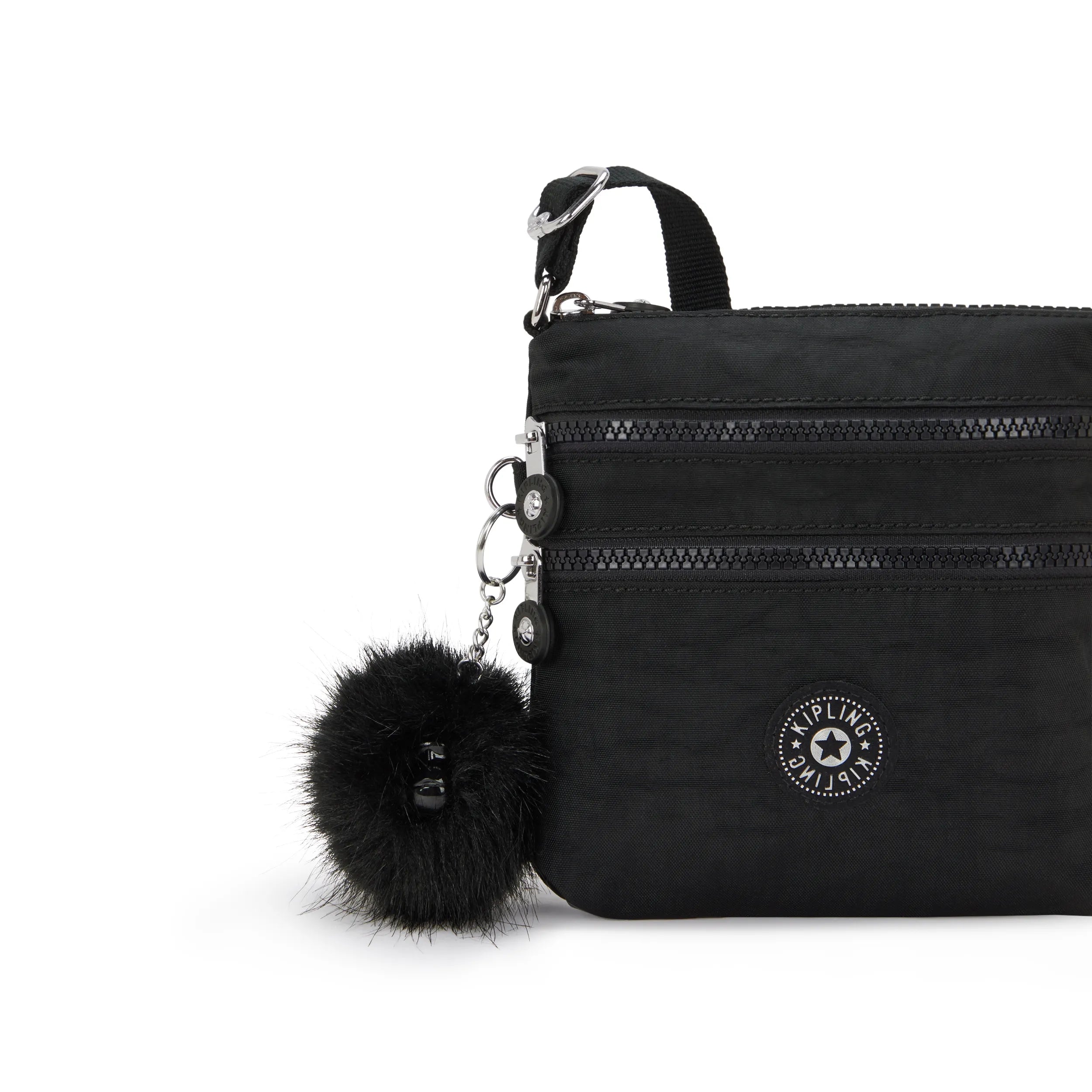 Kipling Alvar Xs in Black F25 — interior view