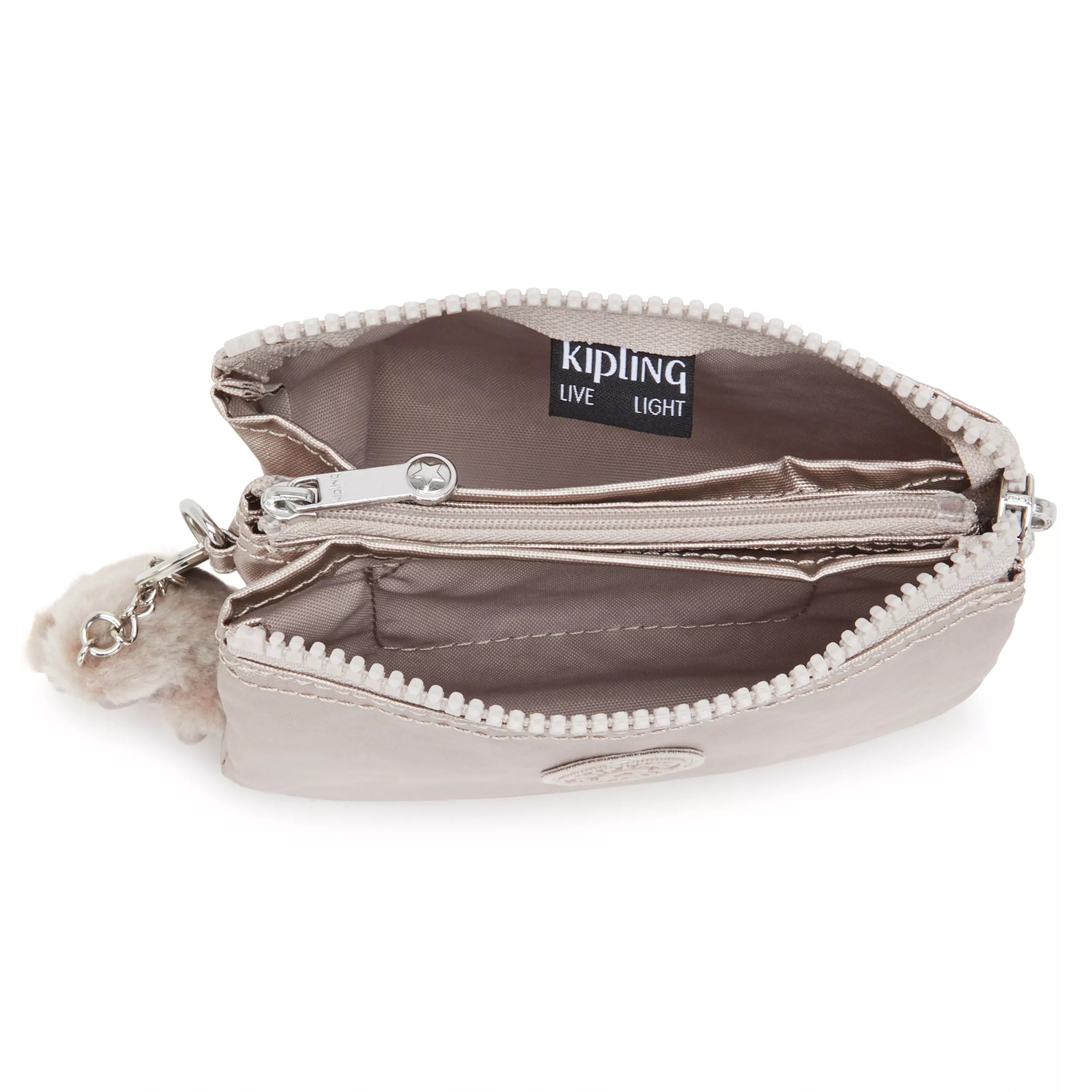 Kipling Creativity S in Metallic Glow — angle view 3