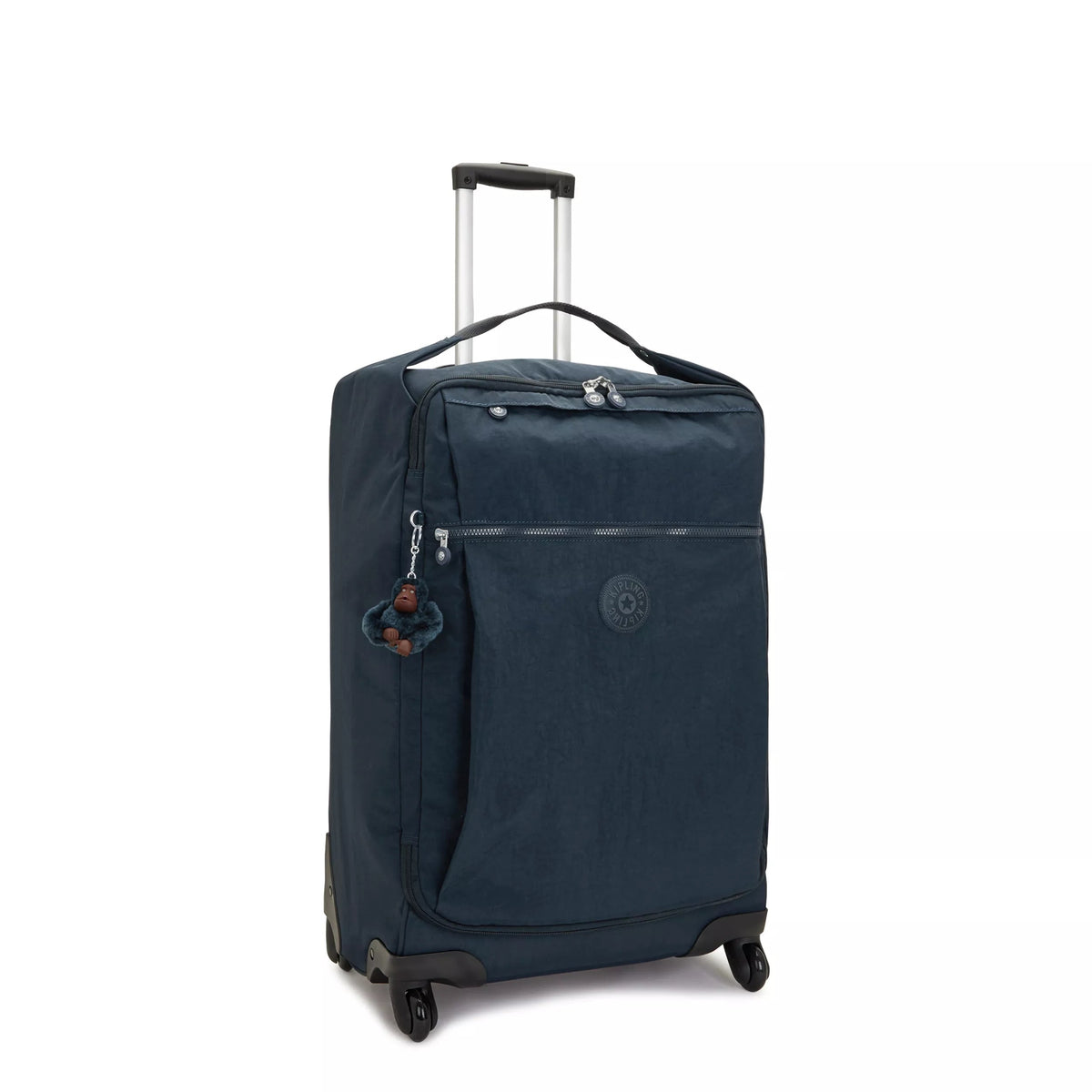Kipling Darcey Medium Rolling Luggage in True Blue Tonal — angle view 2
