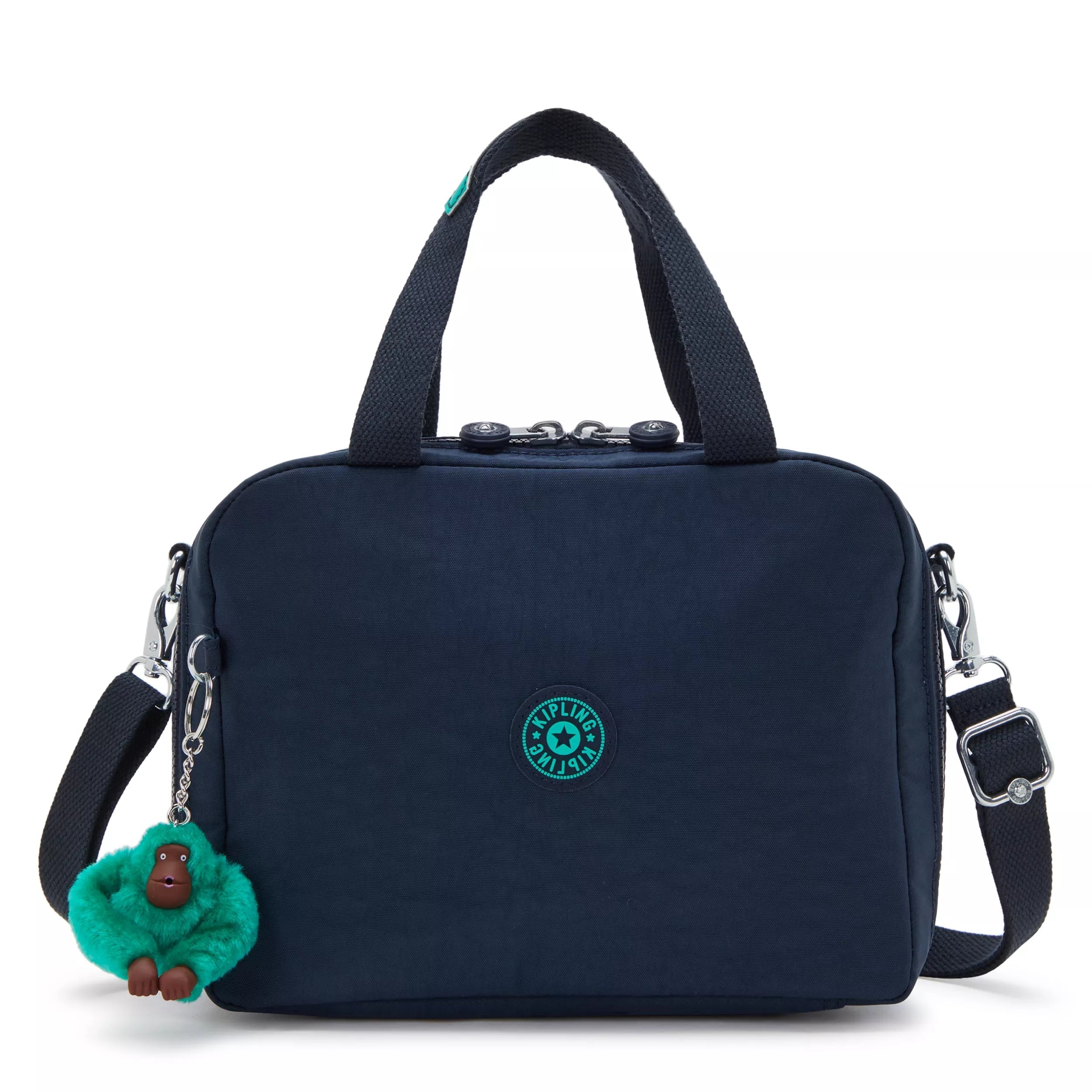 Kipling Miyo in Blue Green Block — front view