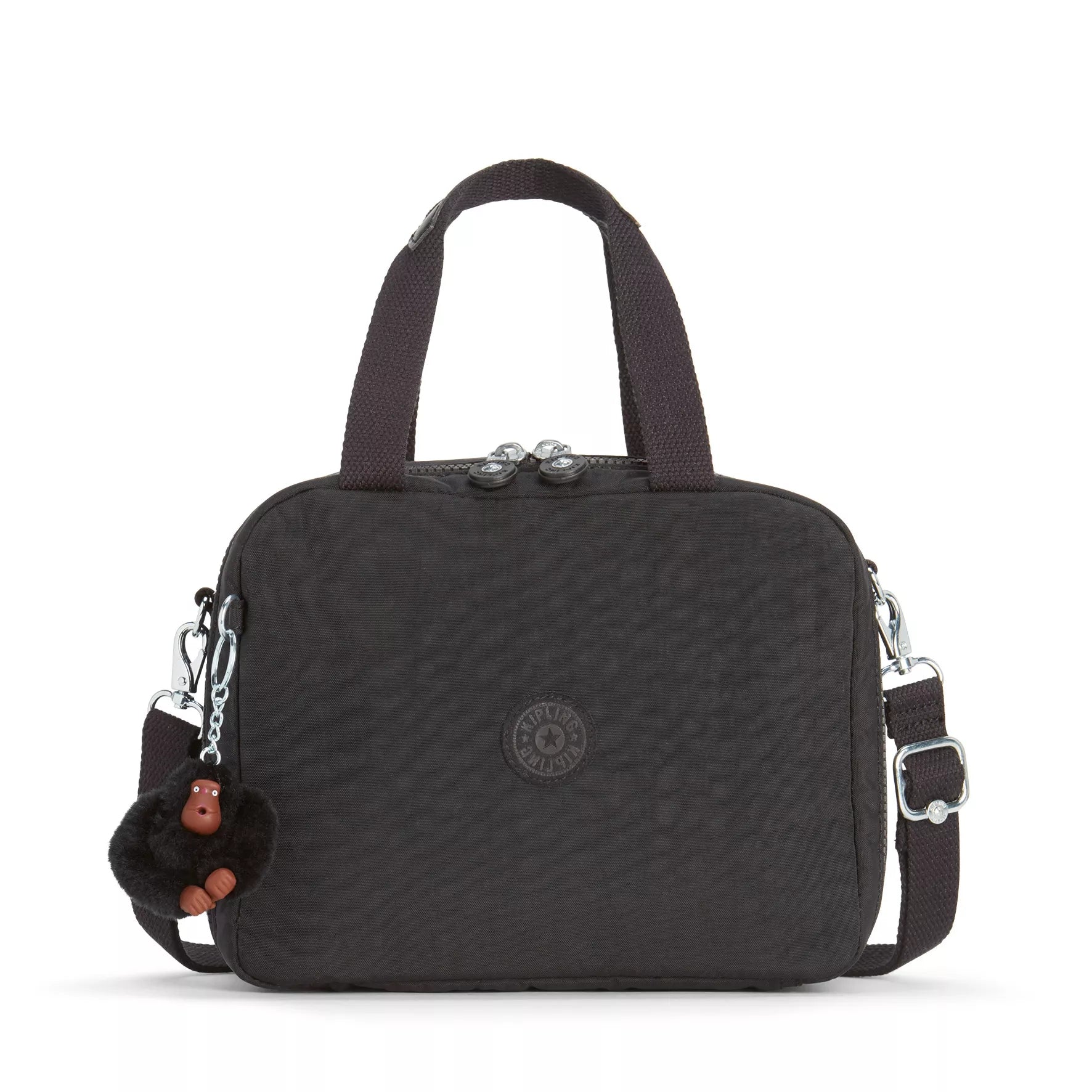 Kipling Miyo in True Black — front view