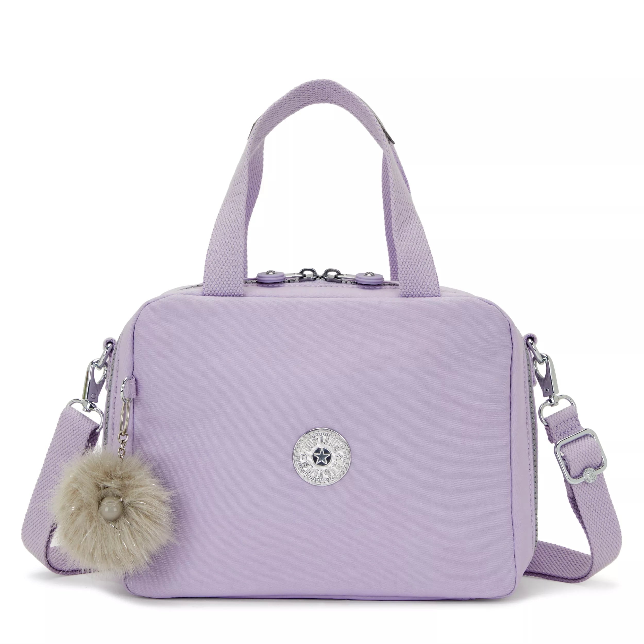 Kipling Miyo in Bridal Lavender — front view