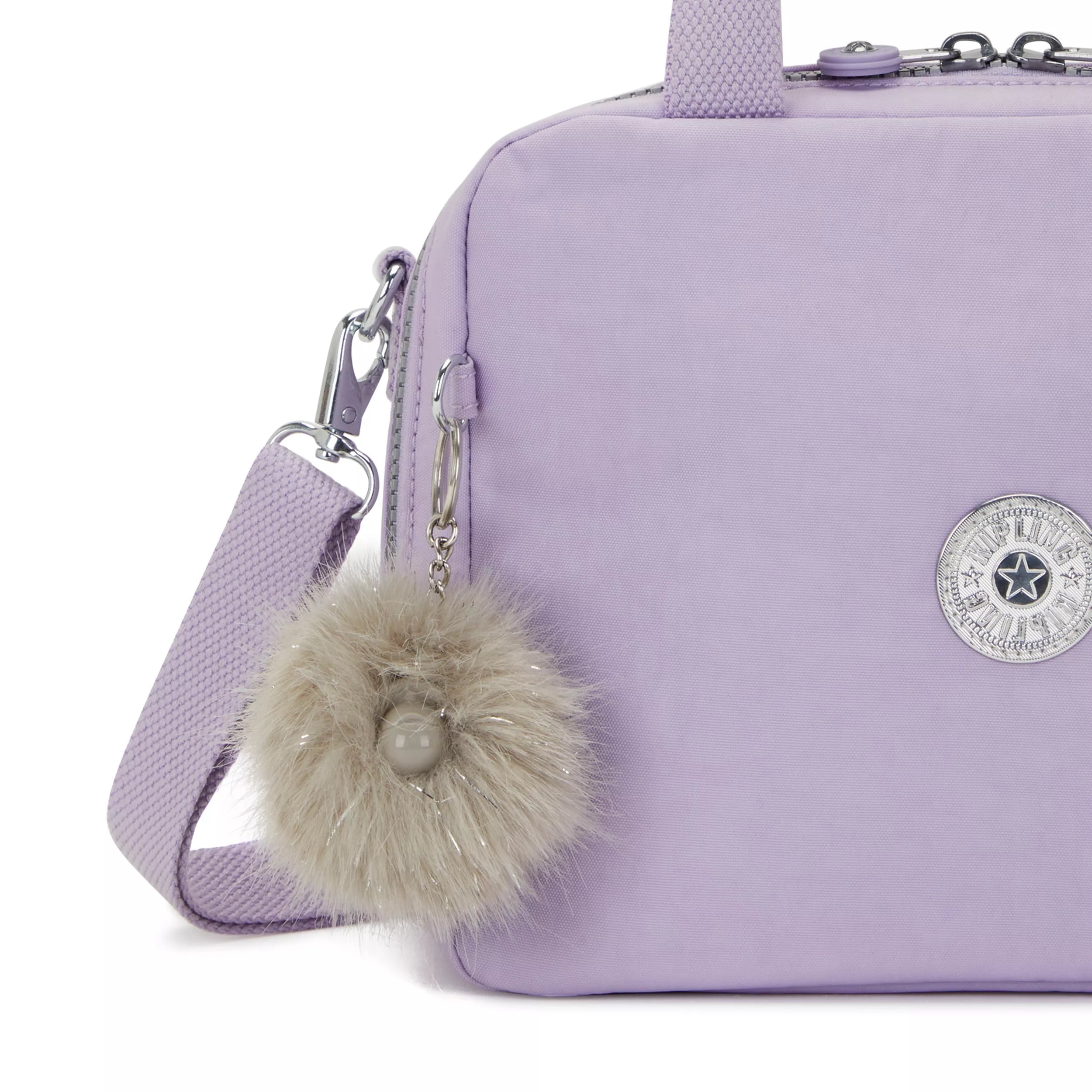 Kipling Miyo in Bridal Lavender — detail view
