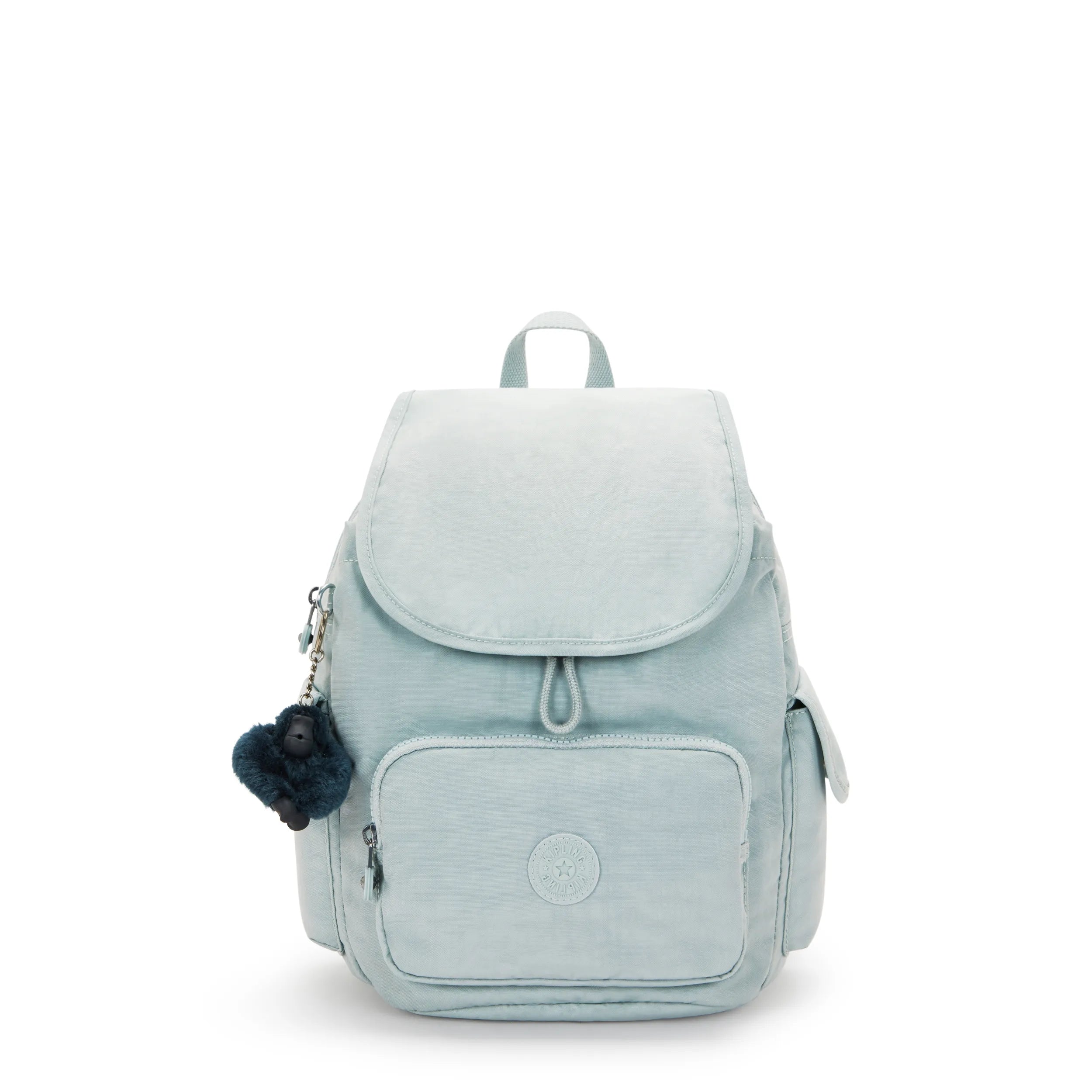 Kipling City Pack S in Breezy Blue — front view