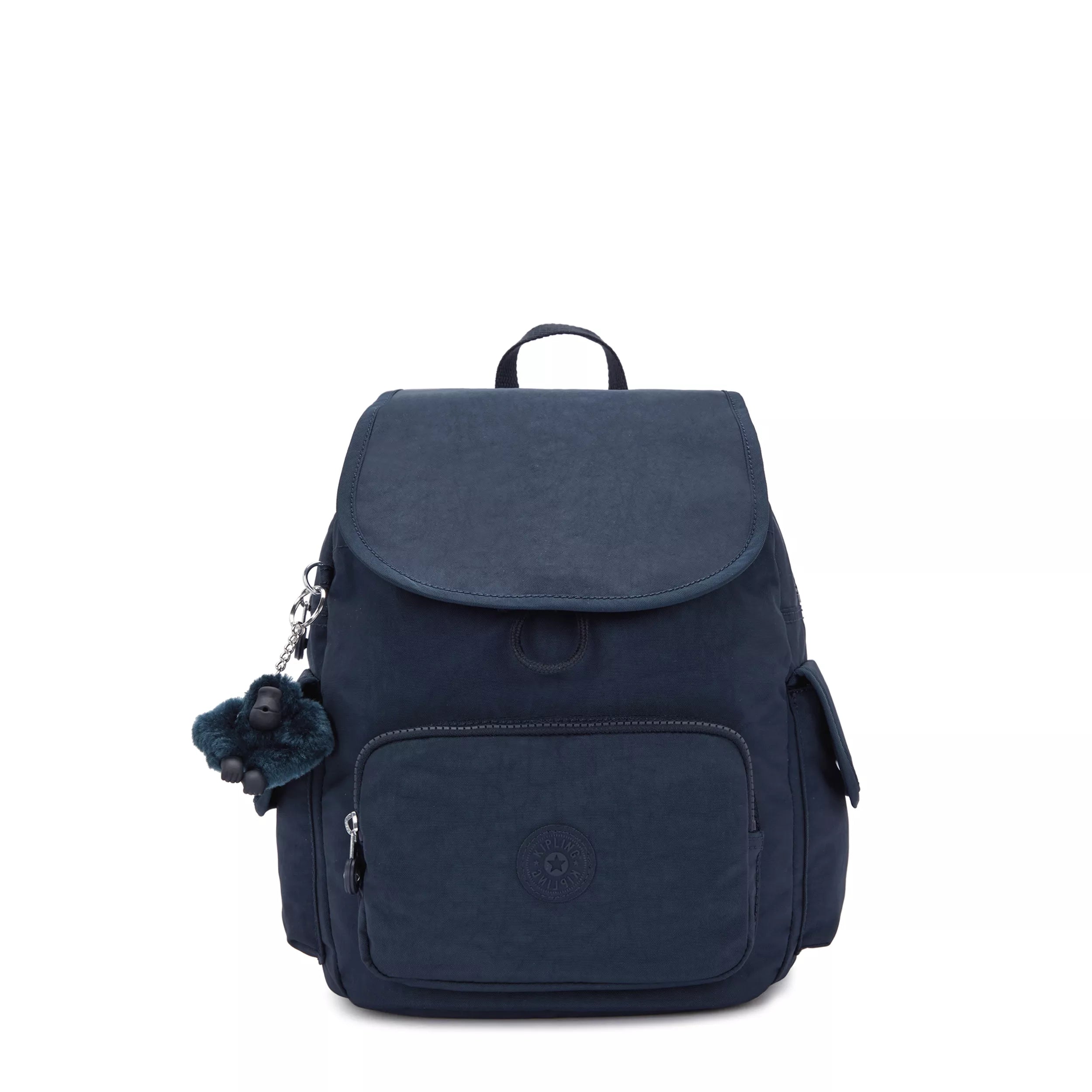 Kipling City Pack S in Blue Bleu 2 — front view