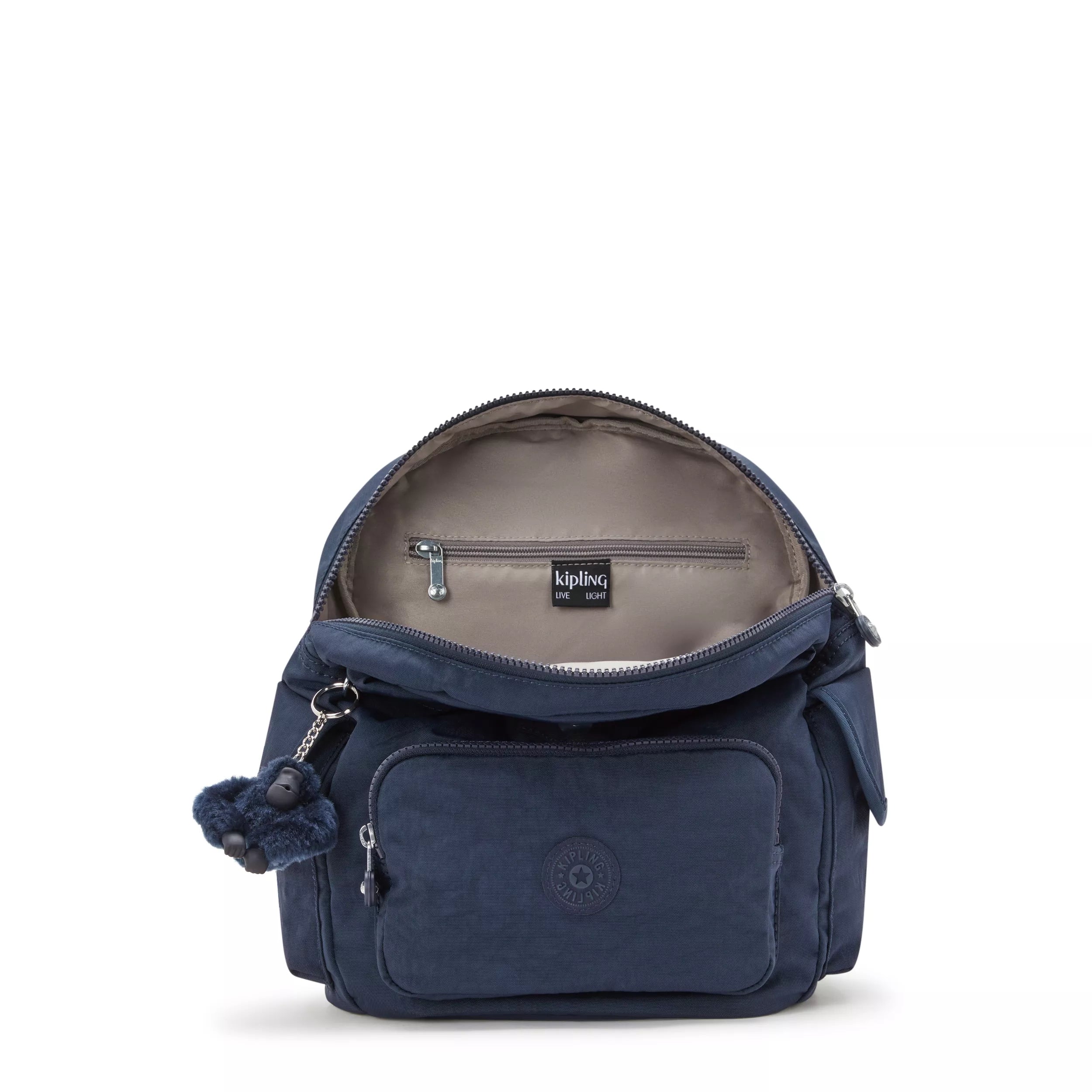 Kipling City Pack S in Blue Bleu 2 — angle view 3