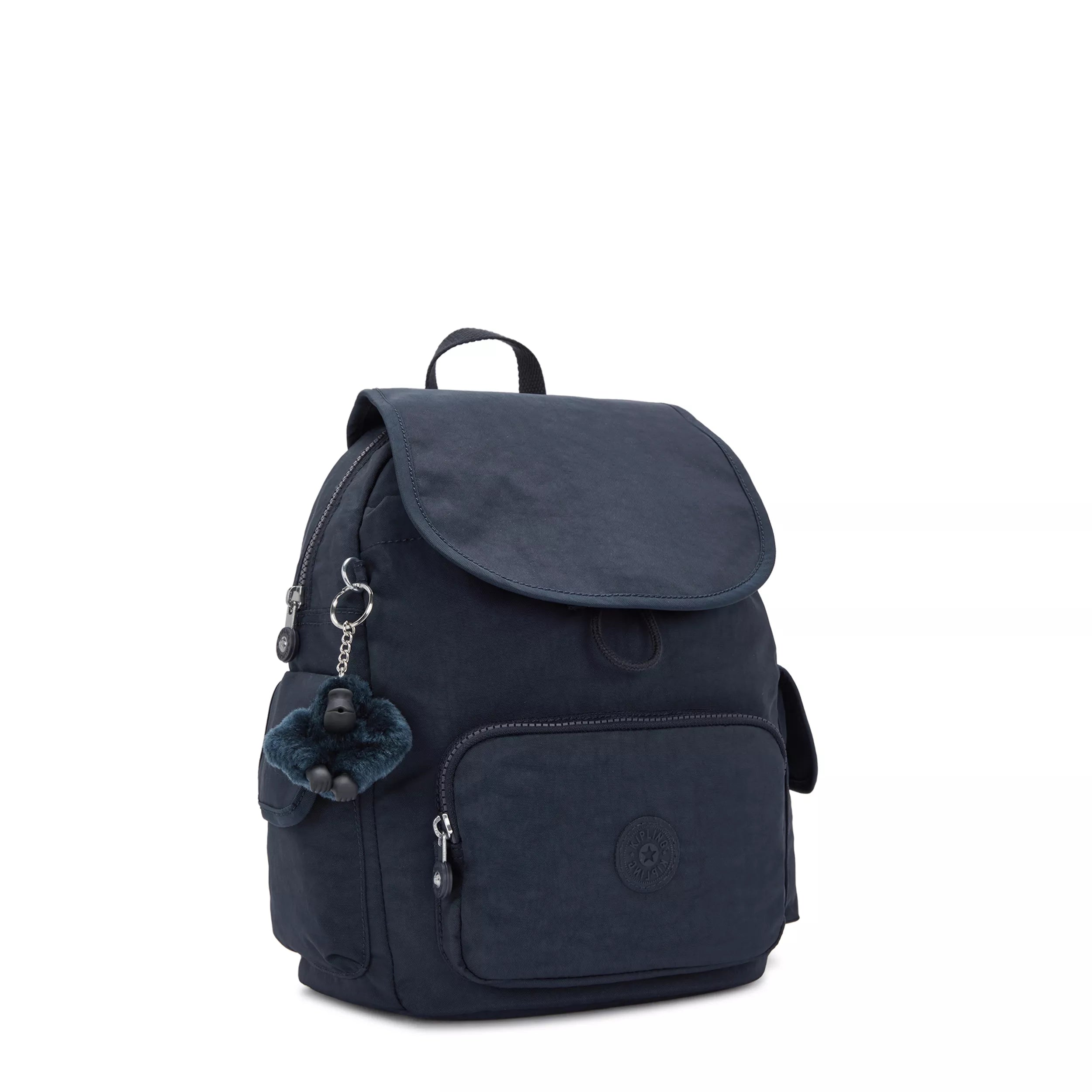Kipling City Pack S in Blue Bleu 2 — interior view