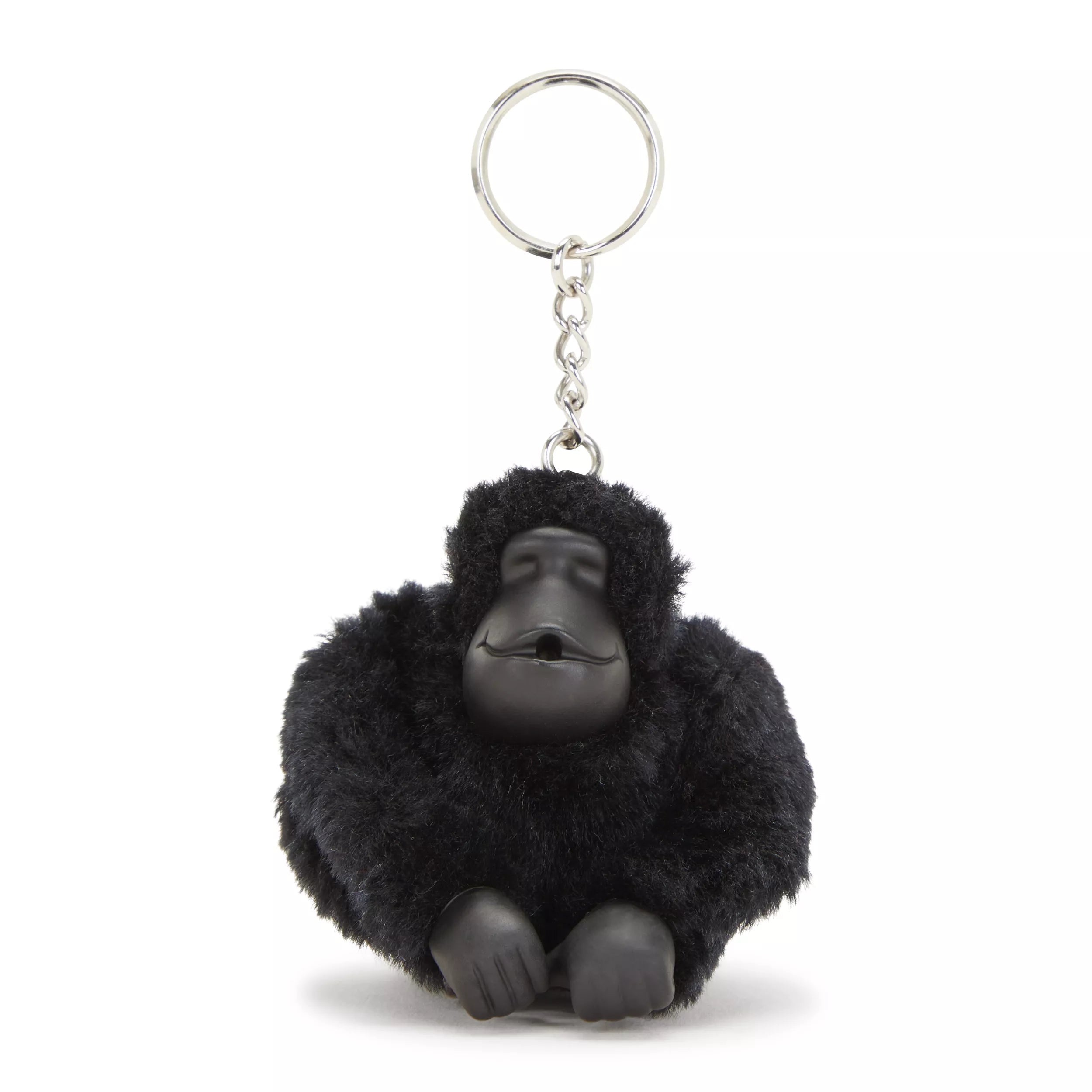 Kipling Monkeyclip M in Black Noir — front view