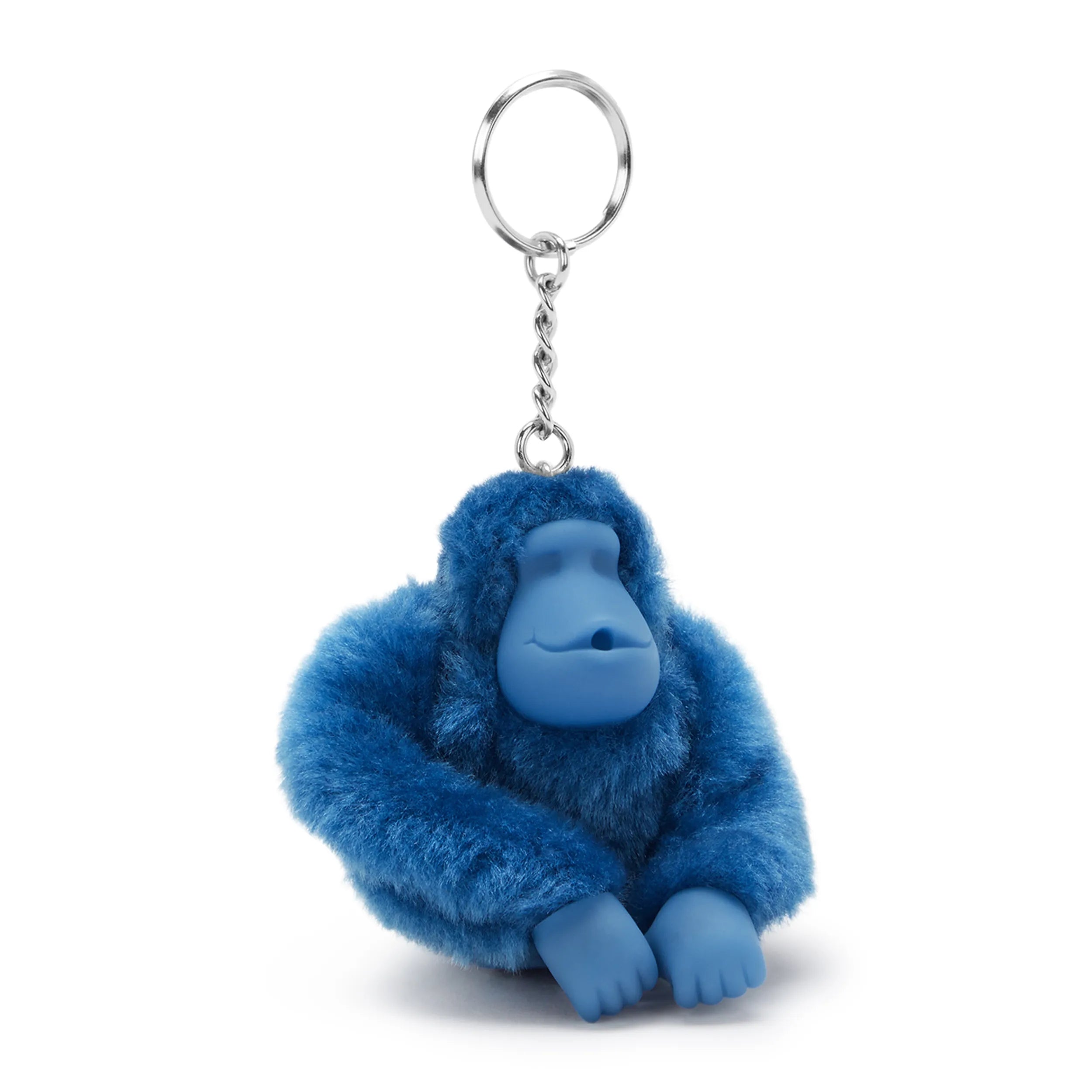 Kipling Monkeyclip M in Vintage Blue — back view