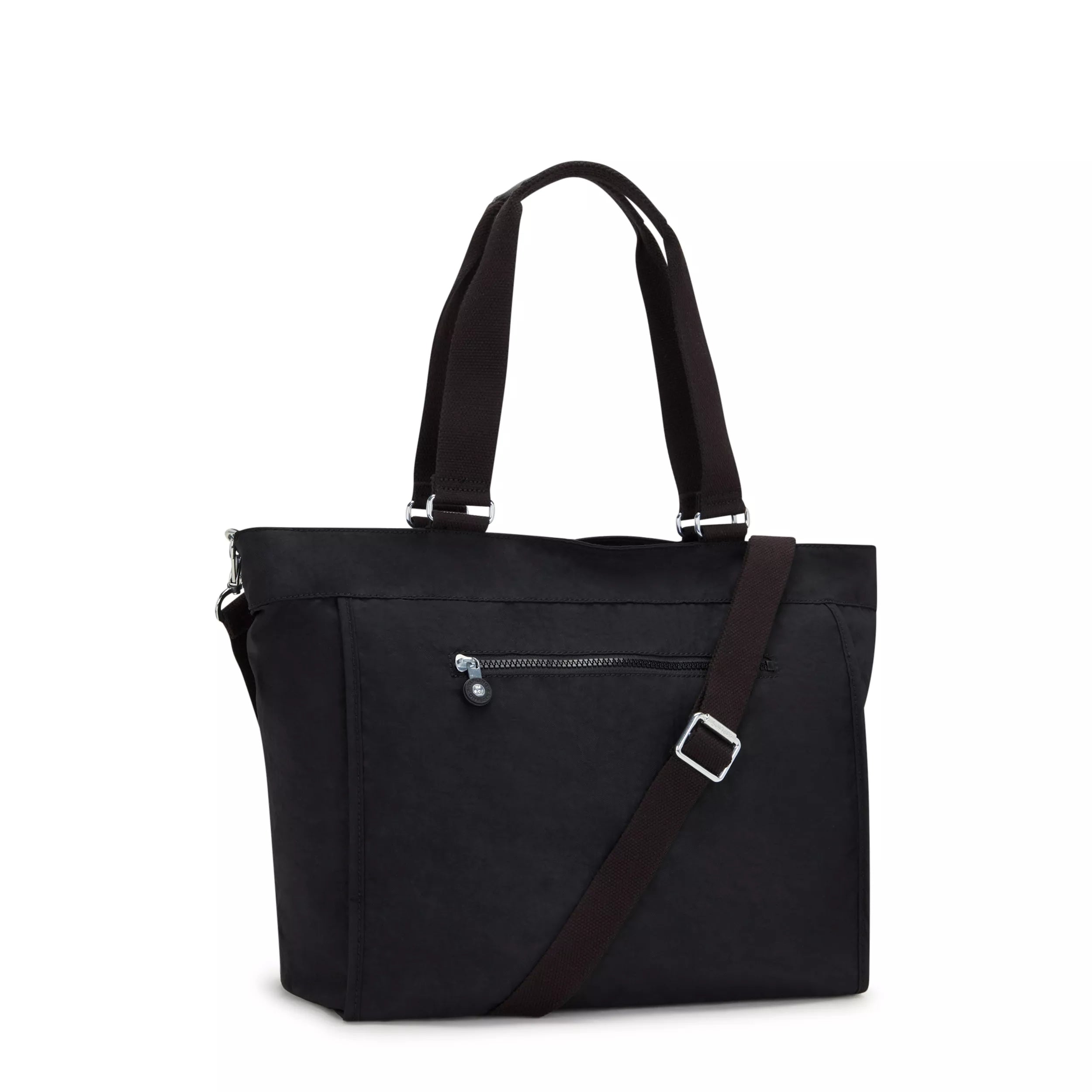 Kipling New Shopper L in Black Tonal — back view