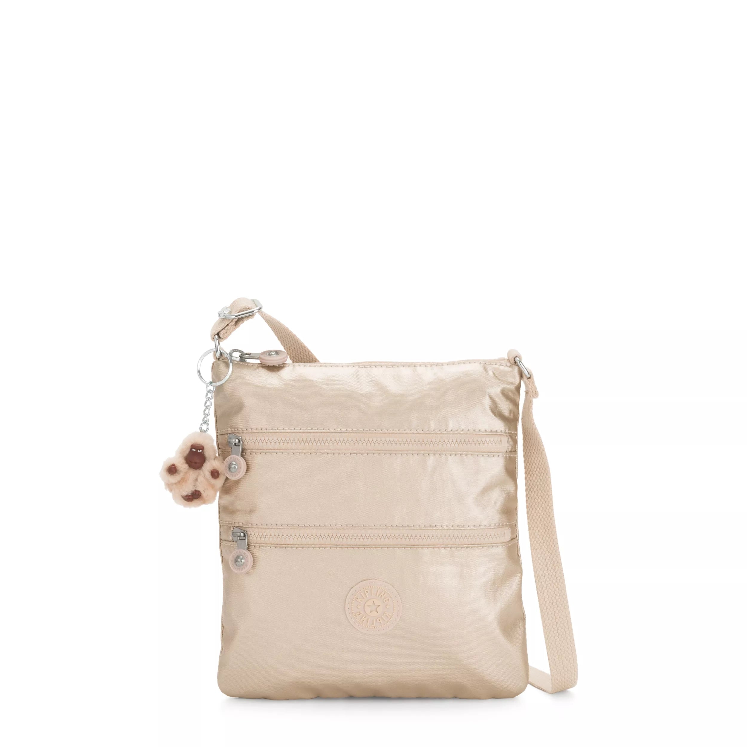 Kipling Keiko in Starry Gold Metallic — front view